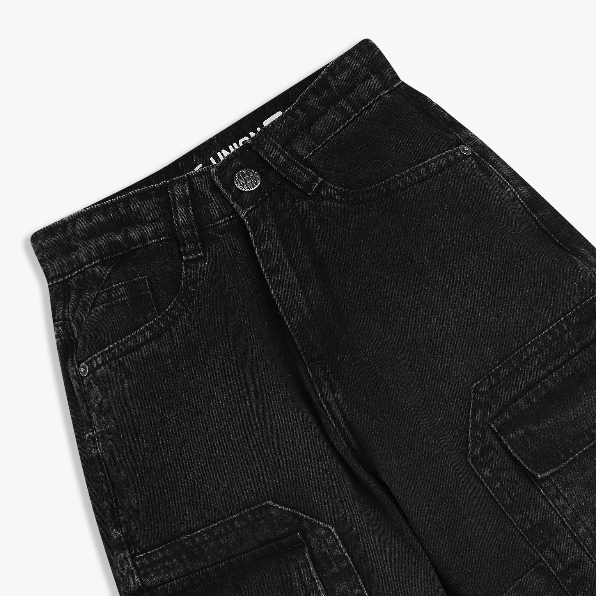 Boys Relaxed Fit Heavily Washed Jeans - Image 3
