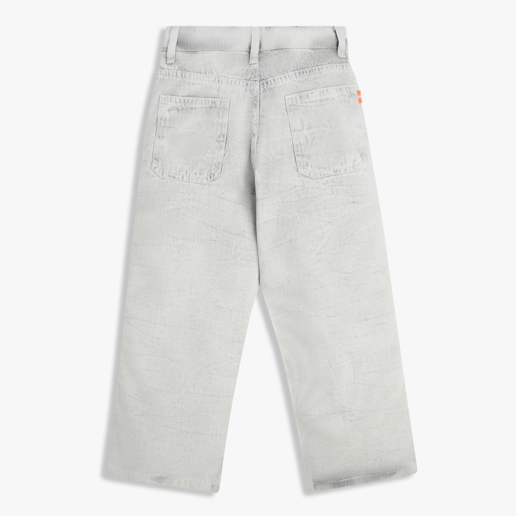 Boys Relaxed Fit Heavily Washed Jeans - Image 2