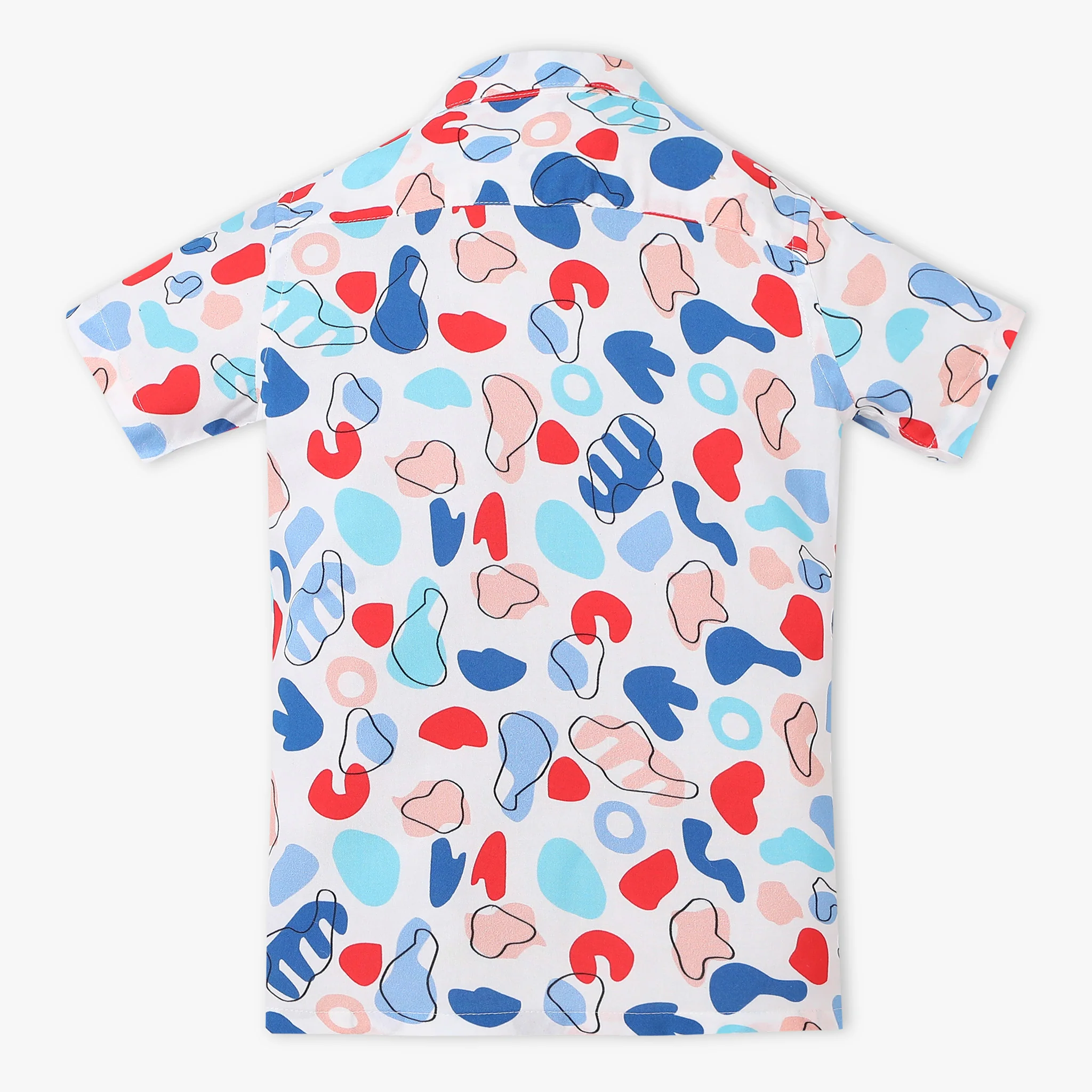 Boys Relaxed Fit Printed Retreat Shirt - Image 2