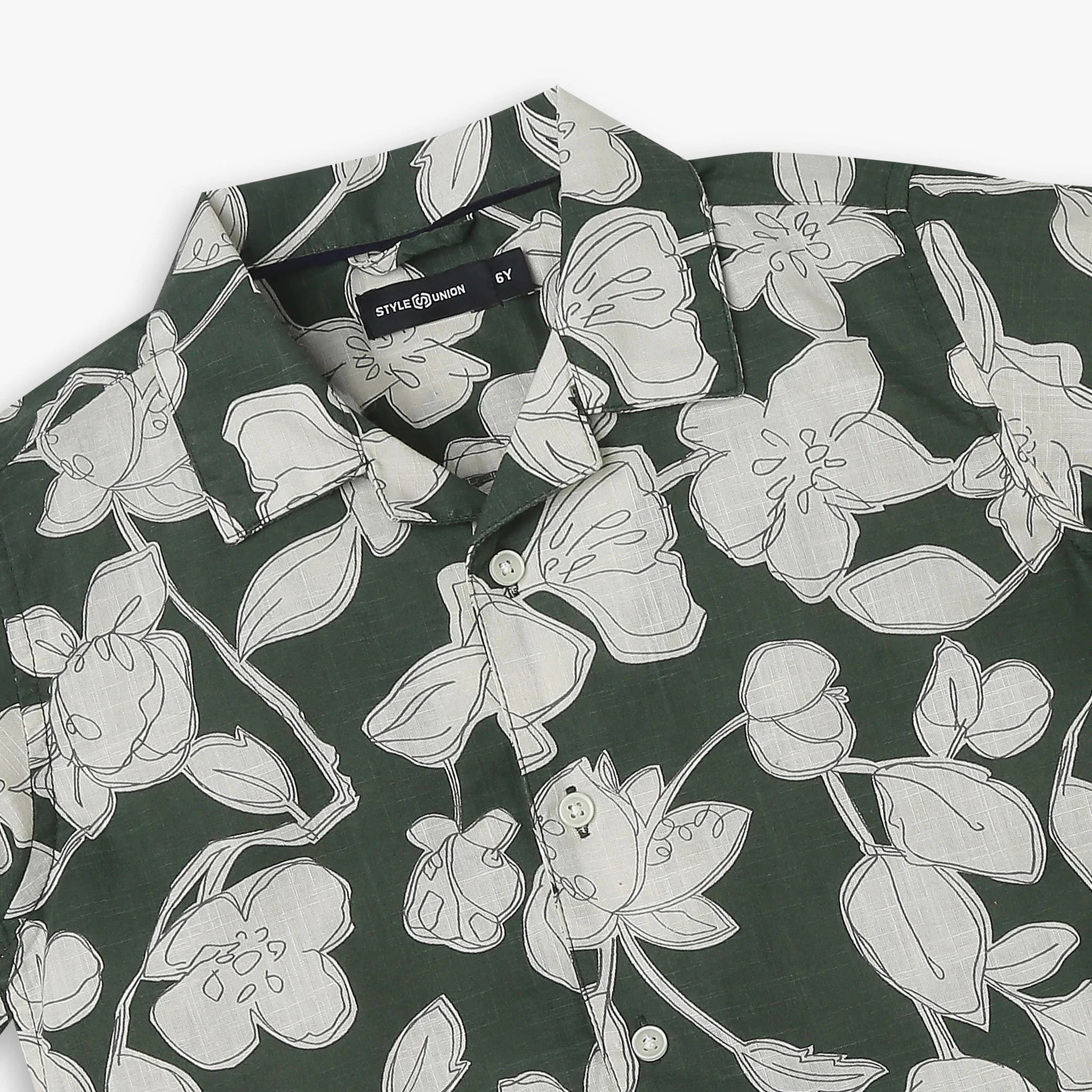 Boys Relaxed Fit Printed Shirt - Image 3