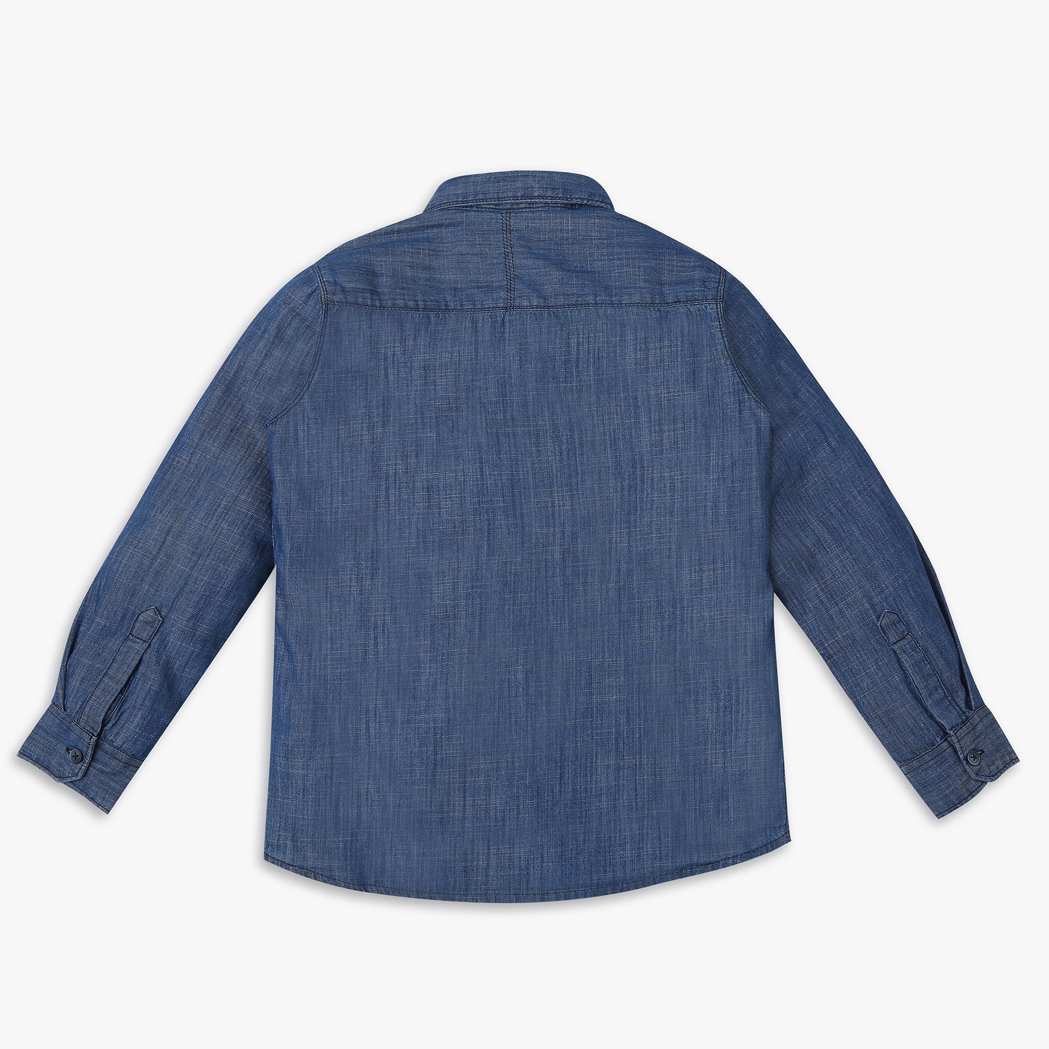 Boys Relaxed Fit Solid Shirt - Image 2