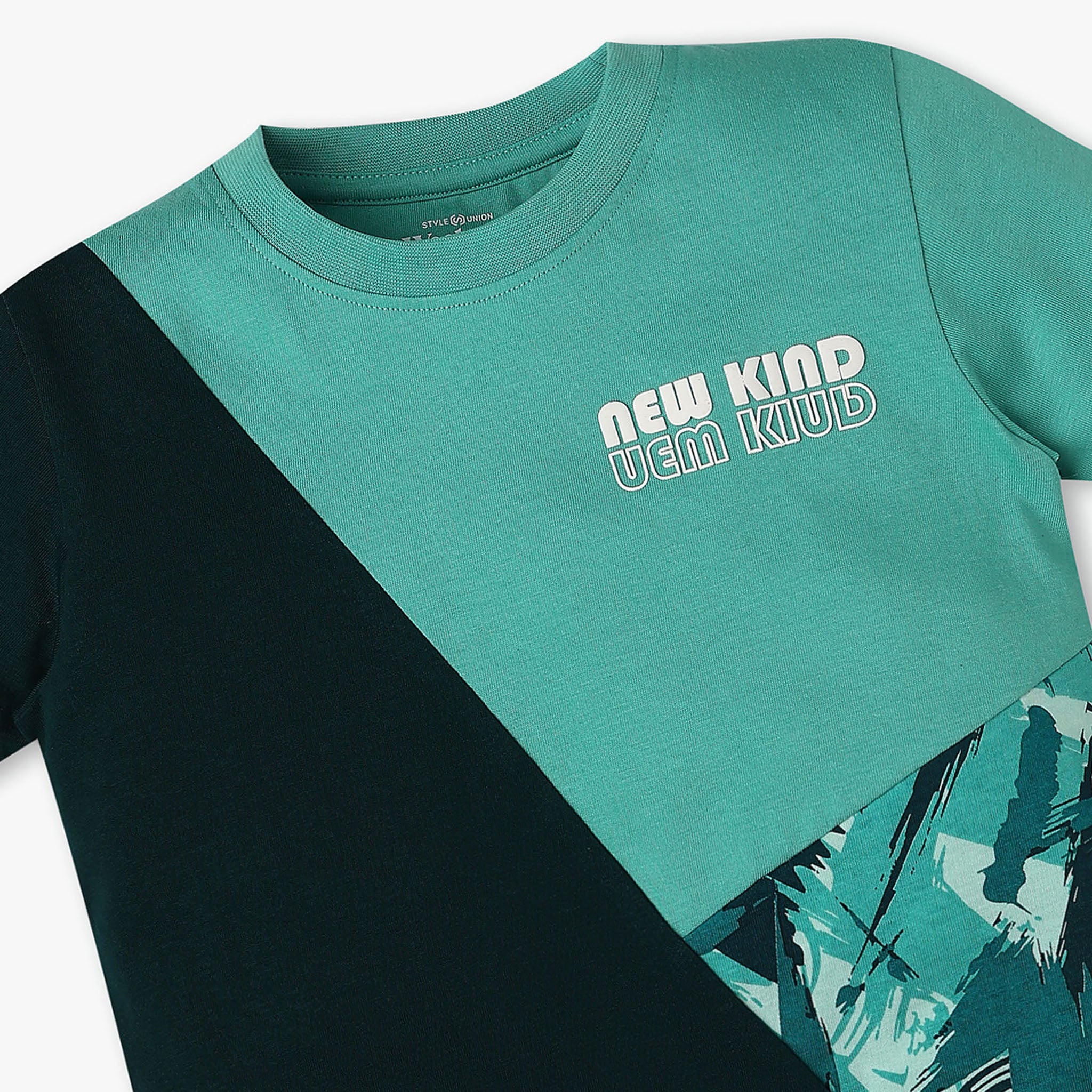 Boys Single Jersey Bio Wash Weekend T-Shirt - Image 3