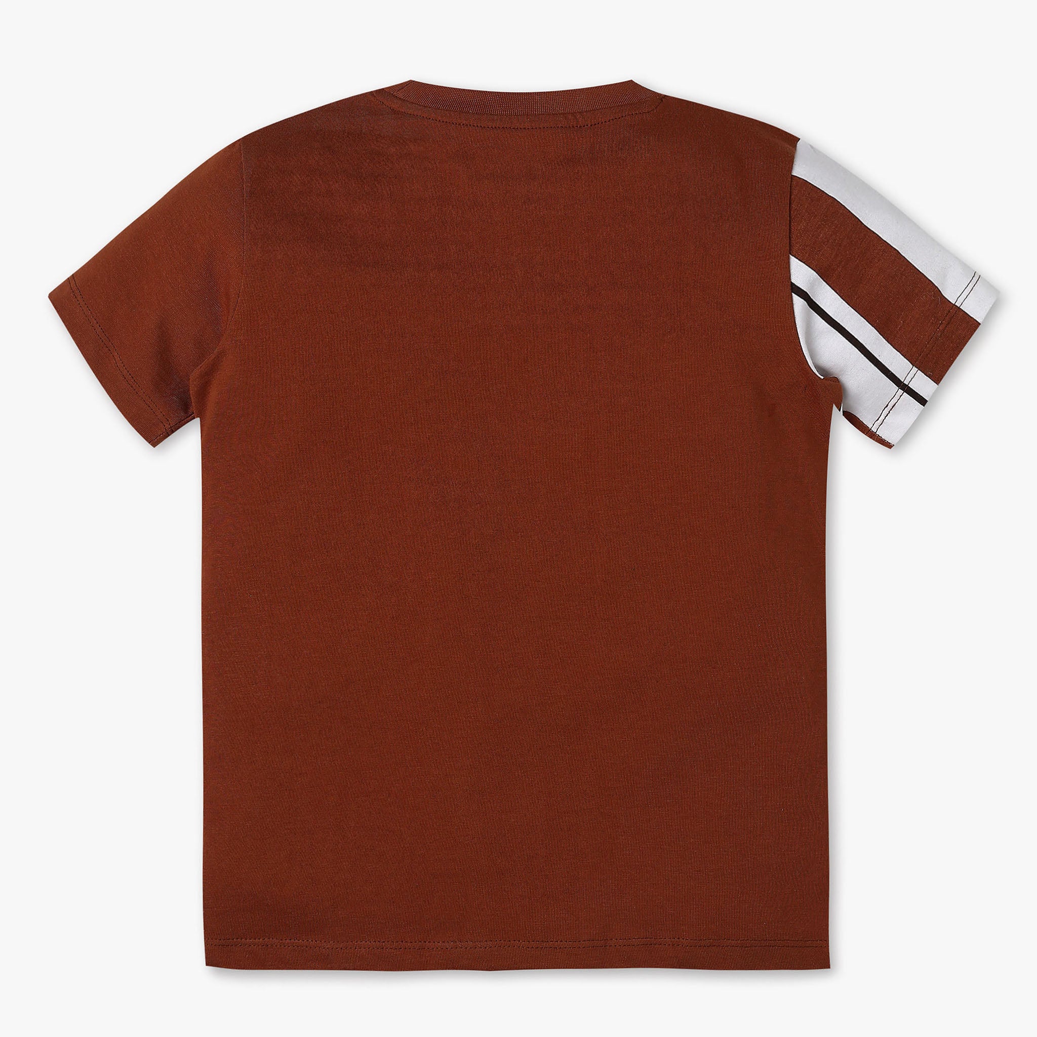 Boys Single Jersey Striped Weekend T-Shirt - Image 2