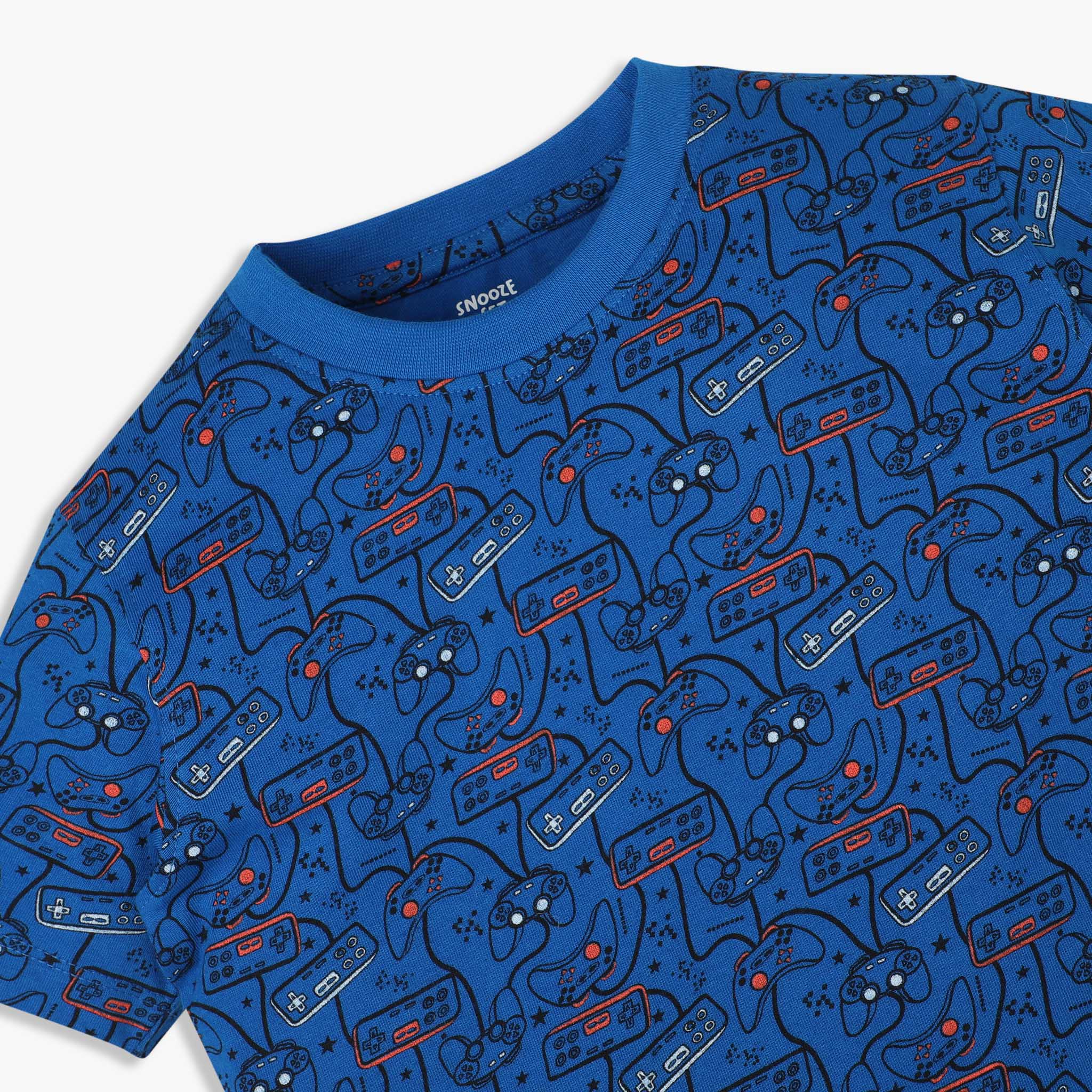 Boys Snooze Set Half Sleeve Tee & Shorts - Image 3