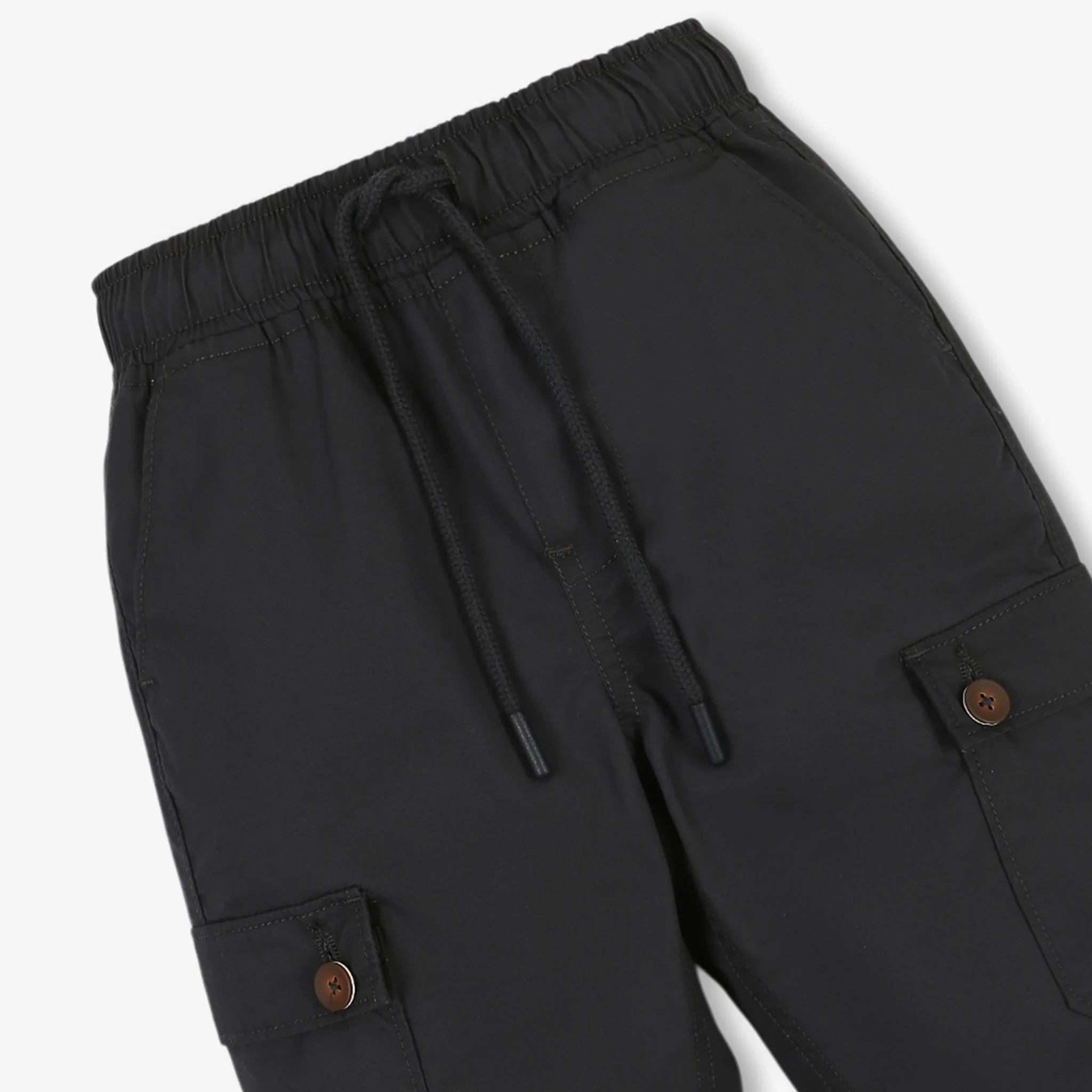 Boys Solid Full Length Cargos - Image 27