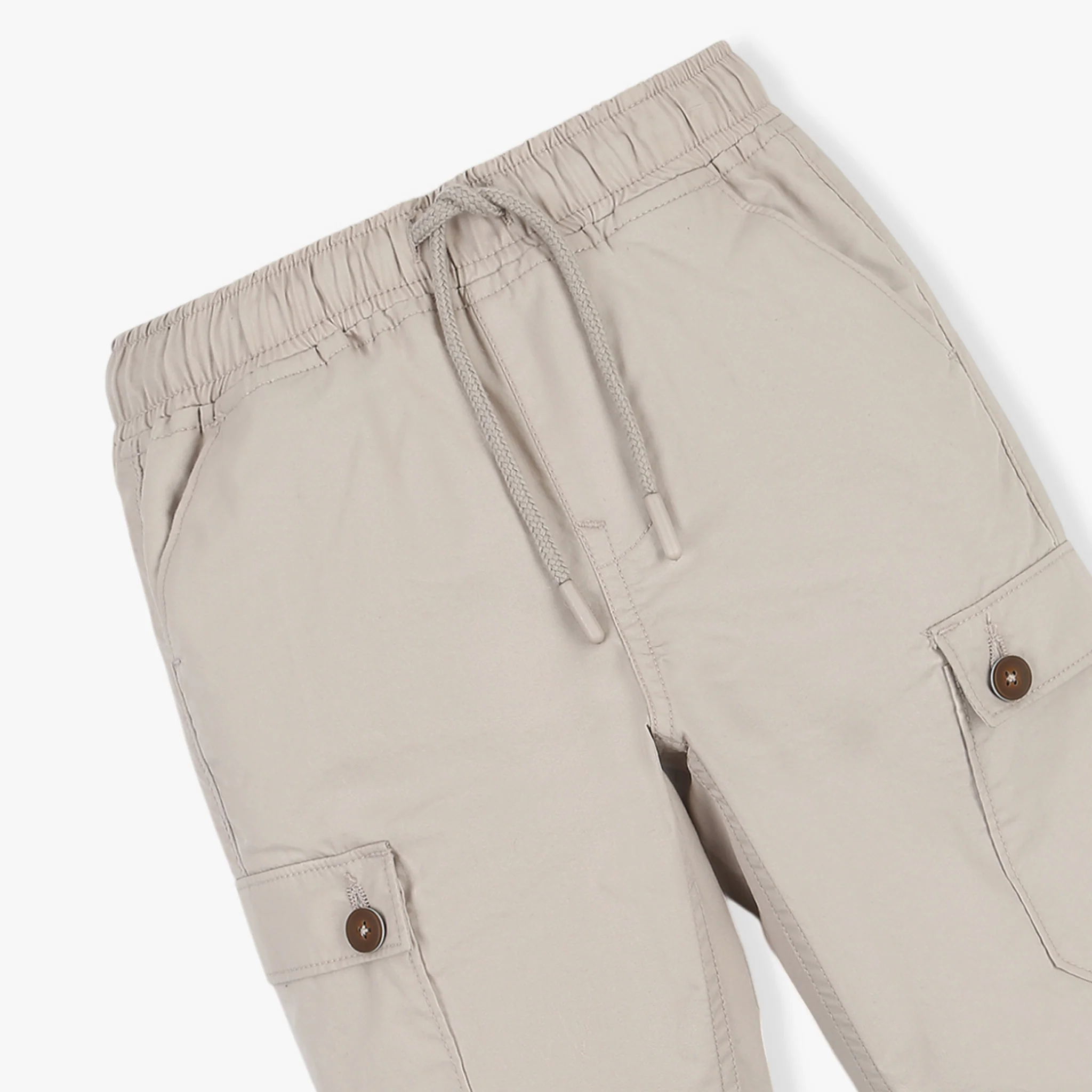 Boys Solid Full Length Cargos - Image 33