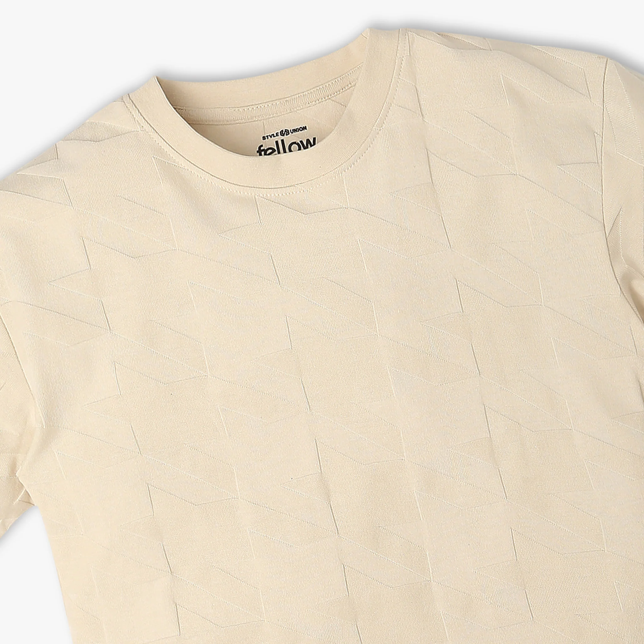 Boys Solid Crew Neck Half Sleeve T-Shirt - Image 3
