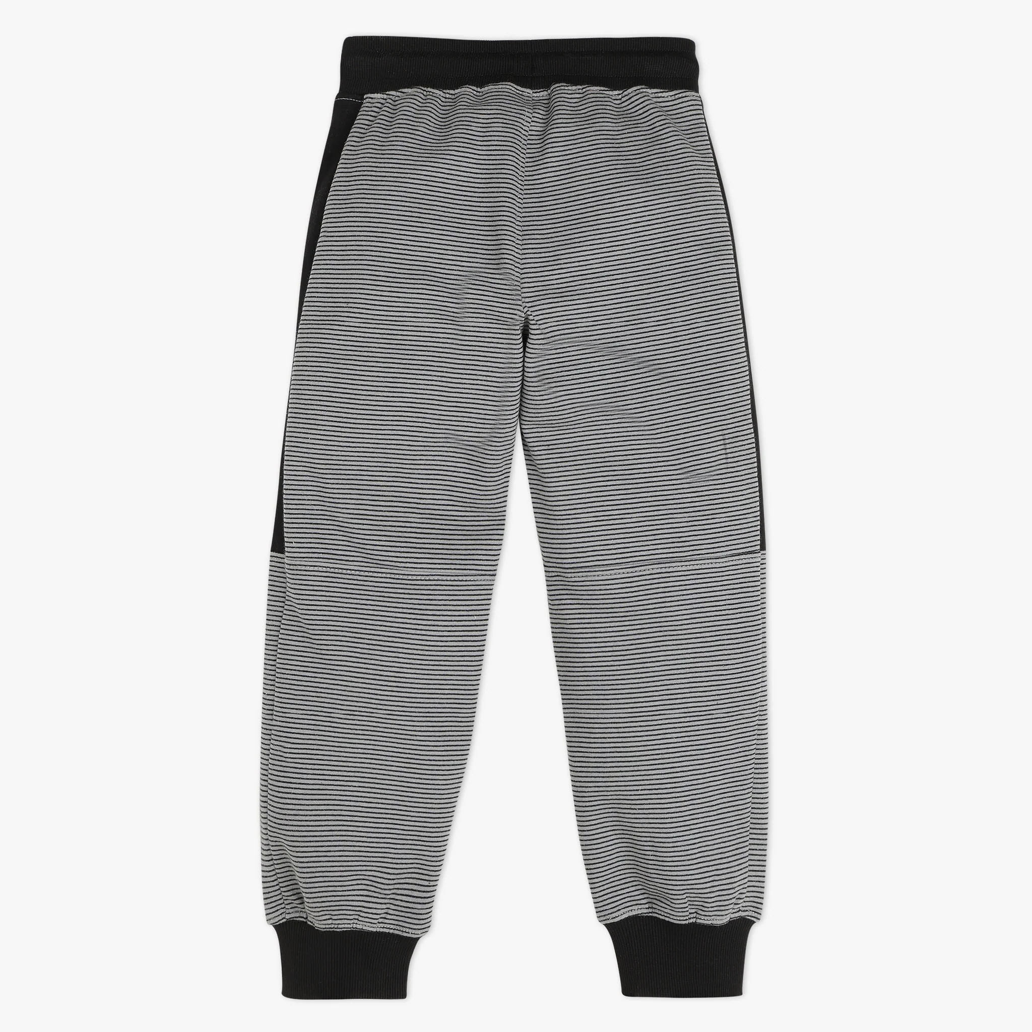 Boys Solid Full Length Side Panel Joggers - Image 2