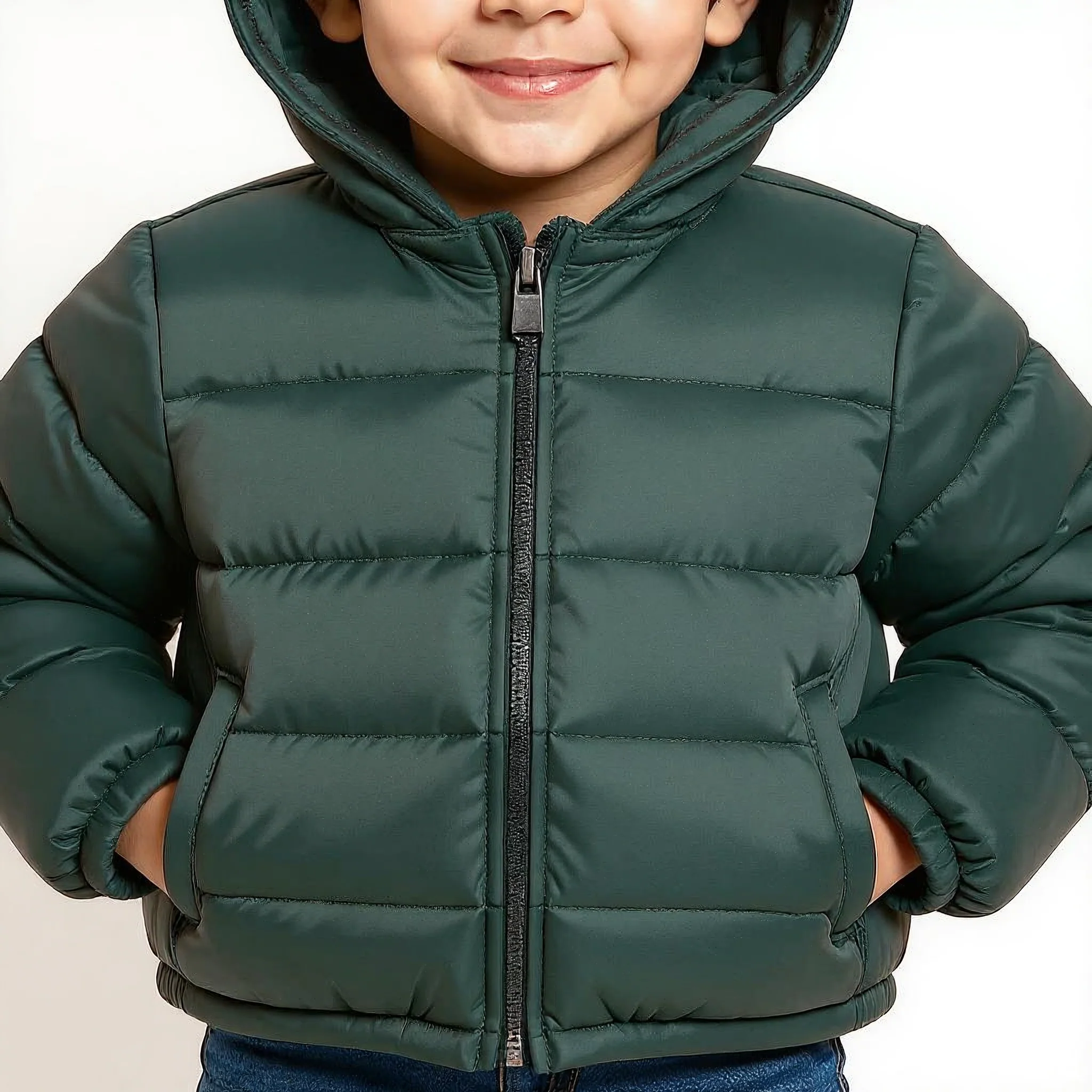 Boys Solid Jacket - Image 4