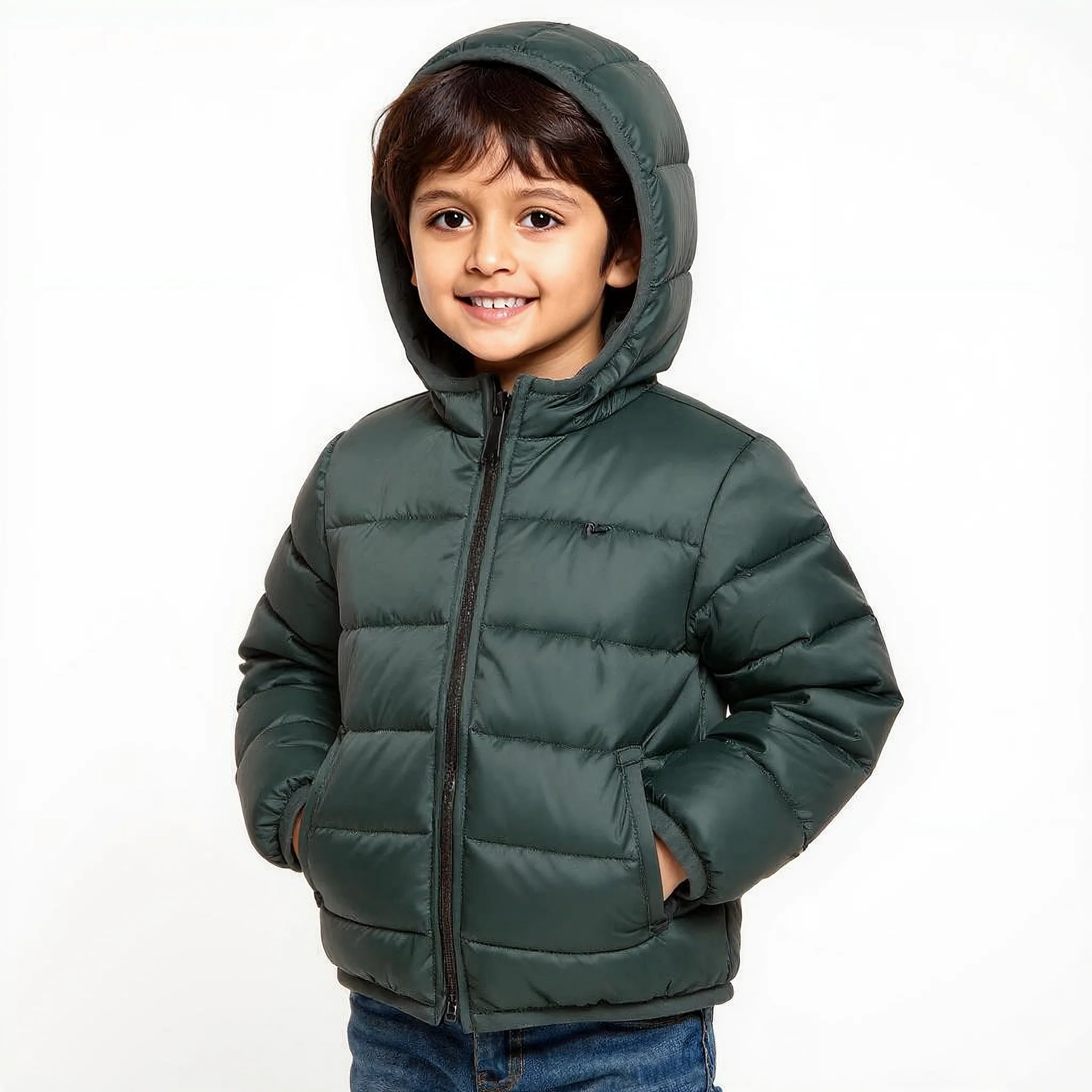 Boys Solid Jacket - Image 5