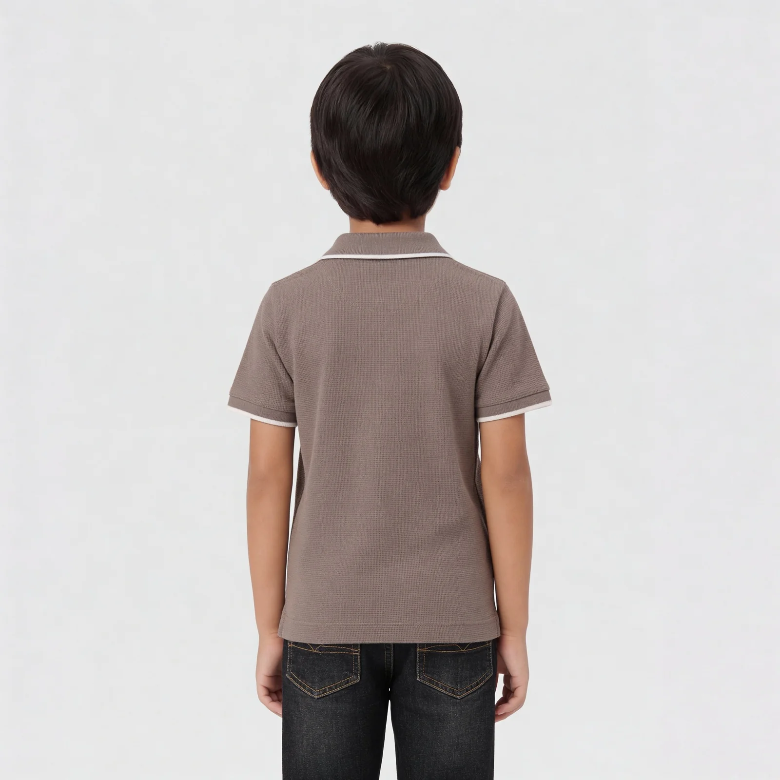 Boys Solid Polo T-Shirt - Image 6