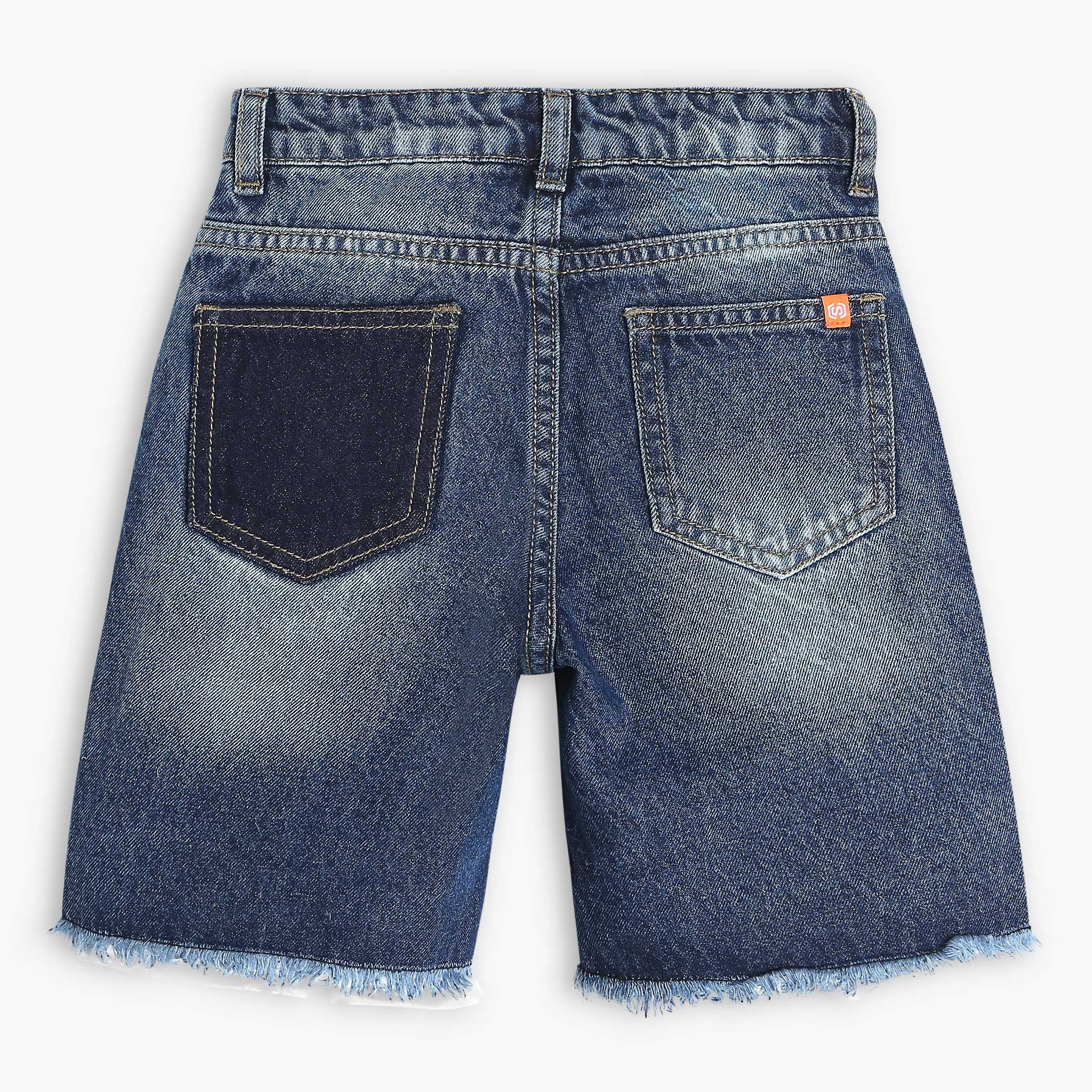 Boys Solid Shorts - Image 2