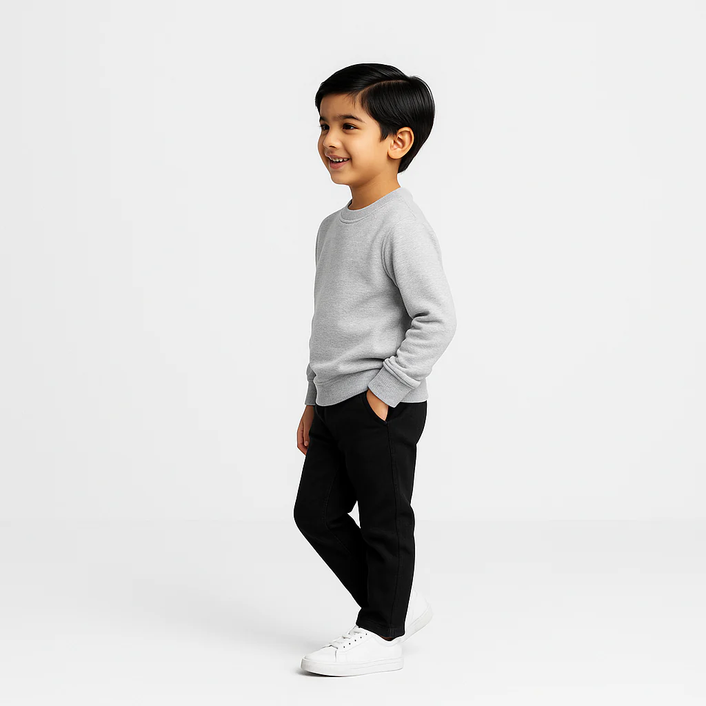 Boys Solid Sweat Tee - Image 11