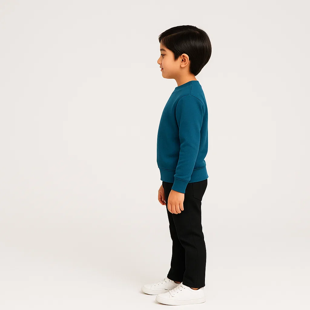 Boys Solid Sweat Tee - Image 5