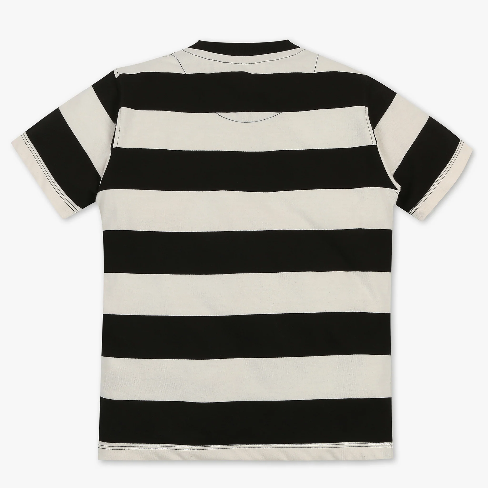 Boys Crew Neck Striped T-Shirt - Image 2