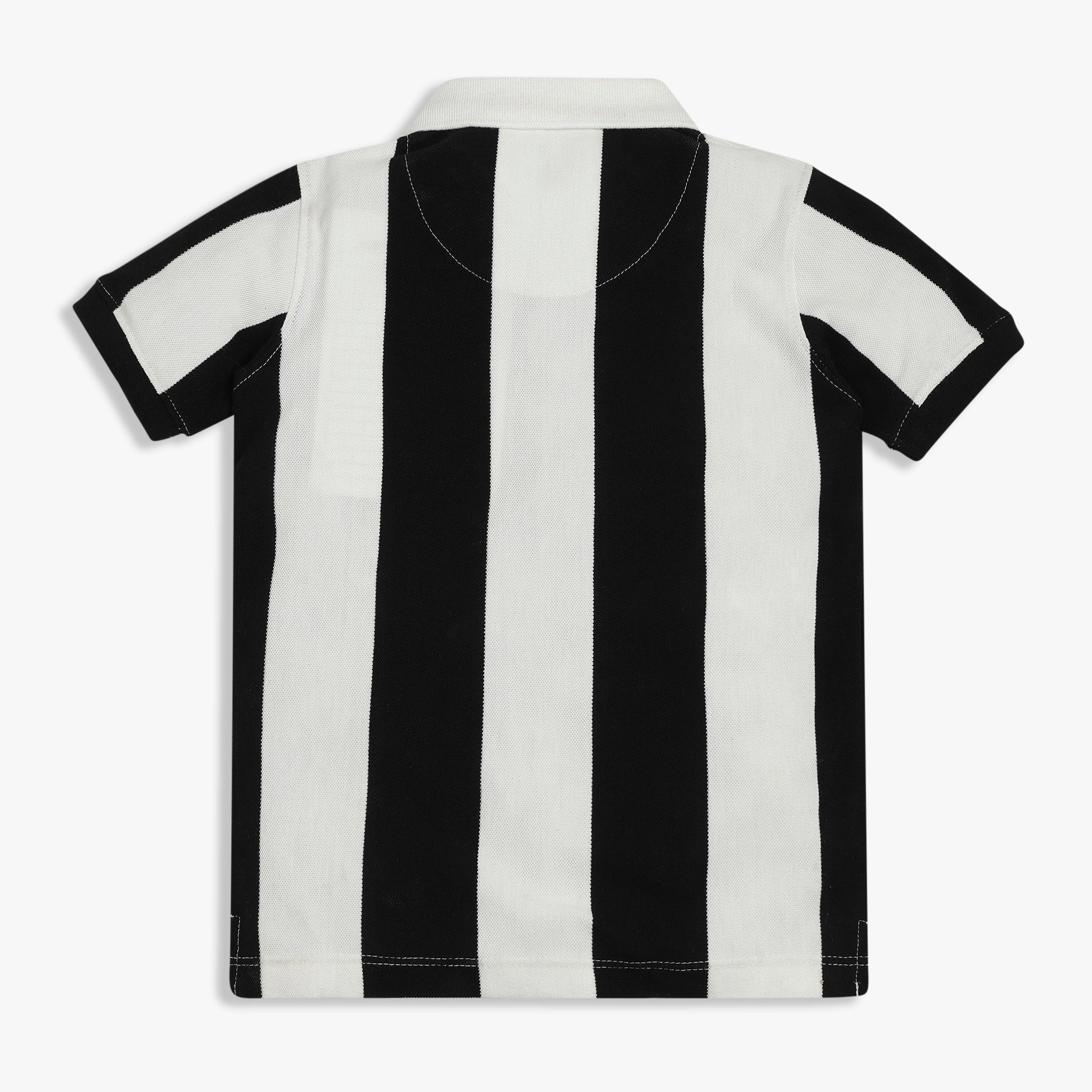 Boys Striped Polo T-Shirt - Image 2