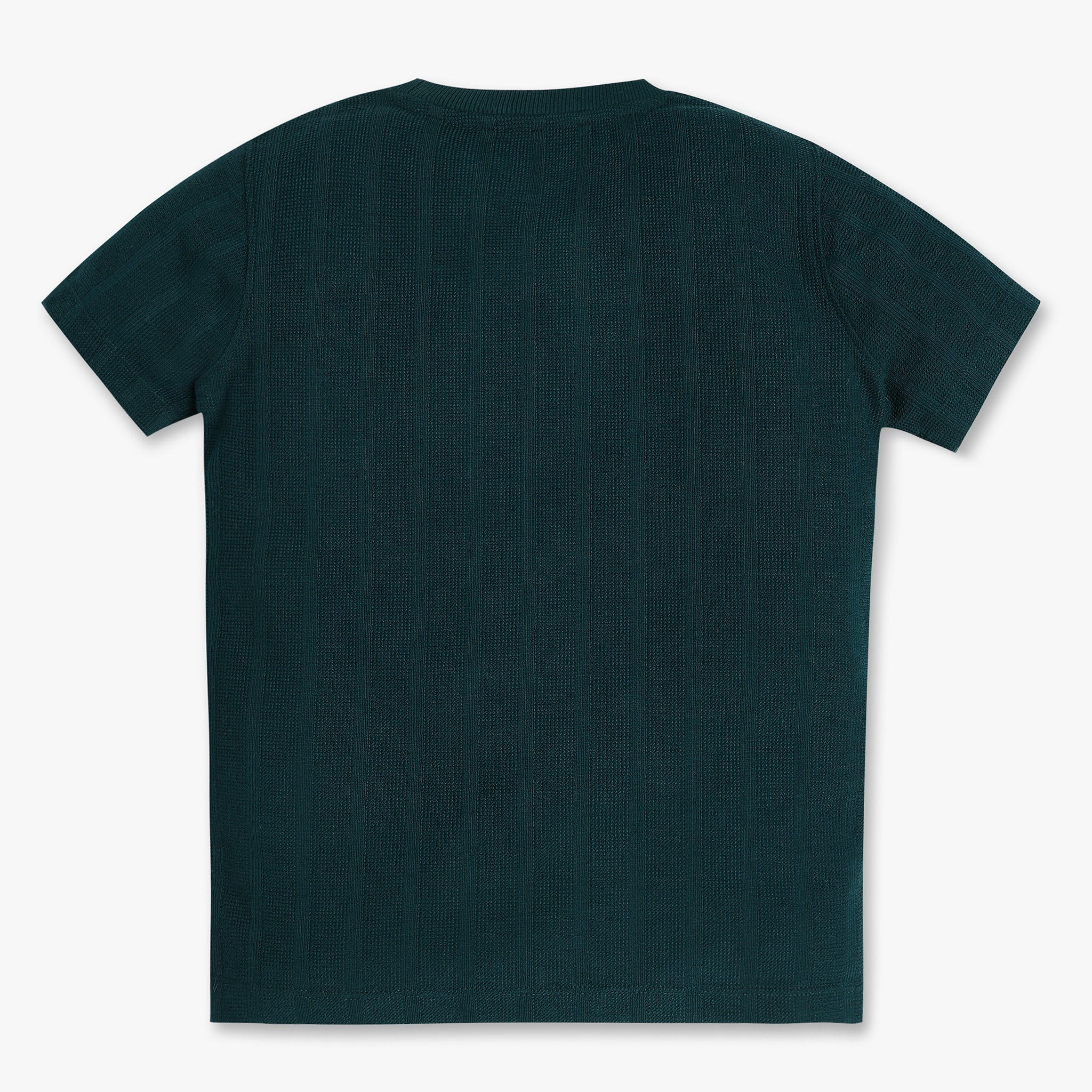 Boys Solid Crew Neck T-Shirt - Image 2