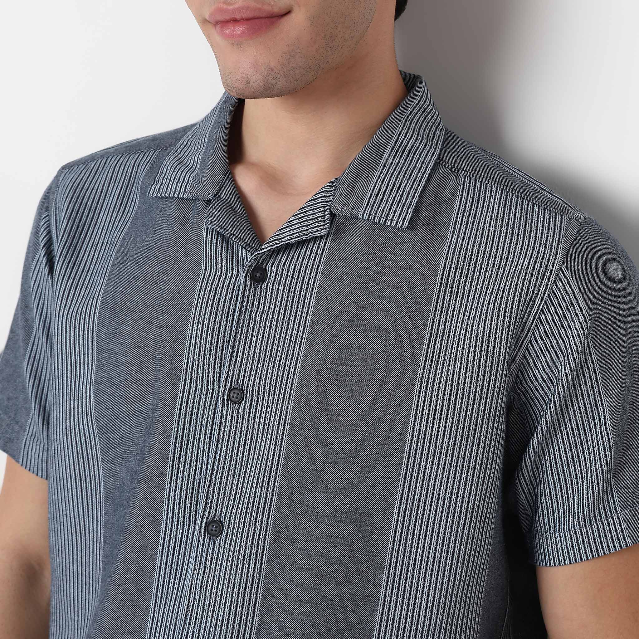 Camp Collar Printed Cruiser Shirt - Image 4