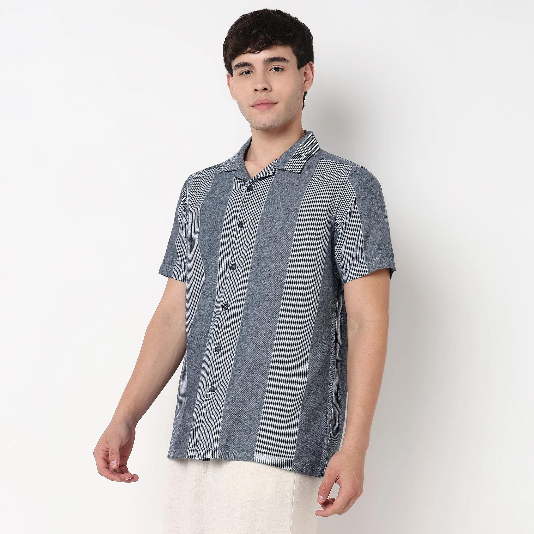 Camp Collar Printed Cruiser Shirt - Image 5