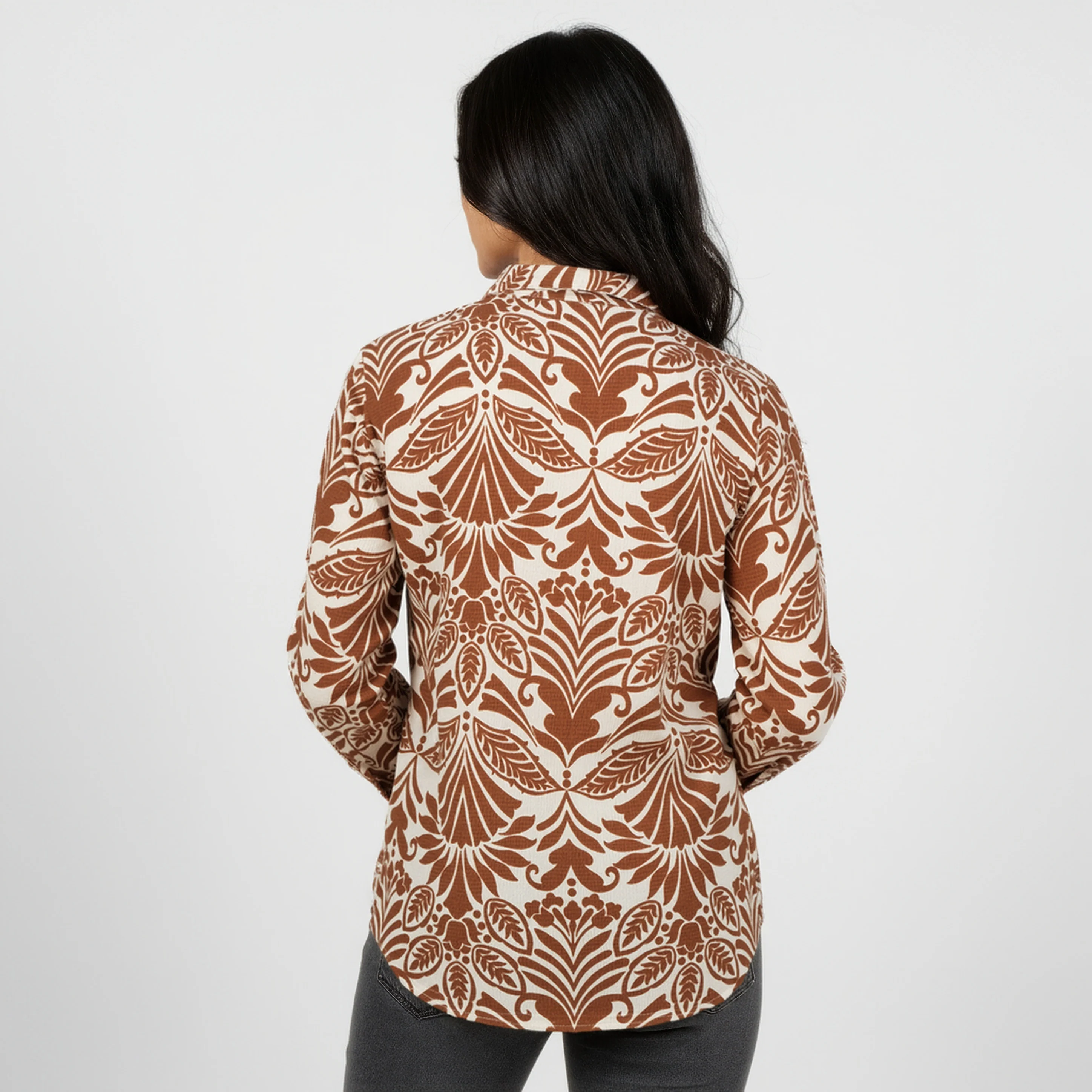 Camp Collar Printed Shirt - Image 3