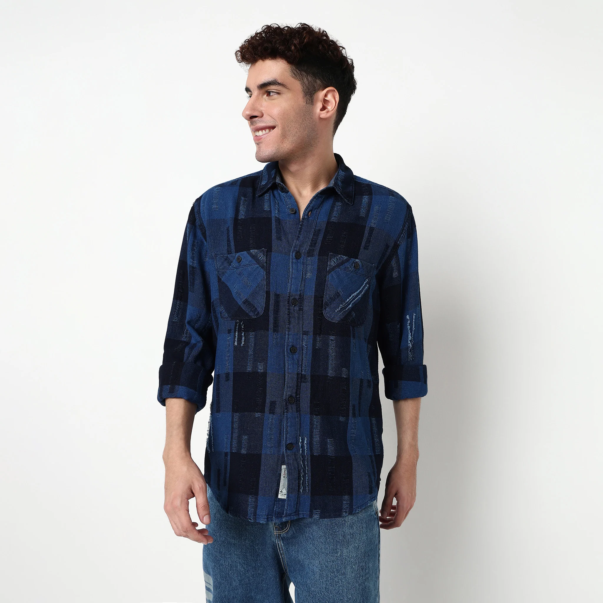 Checkered Cotton Cruiser Shirt - Image 2