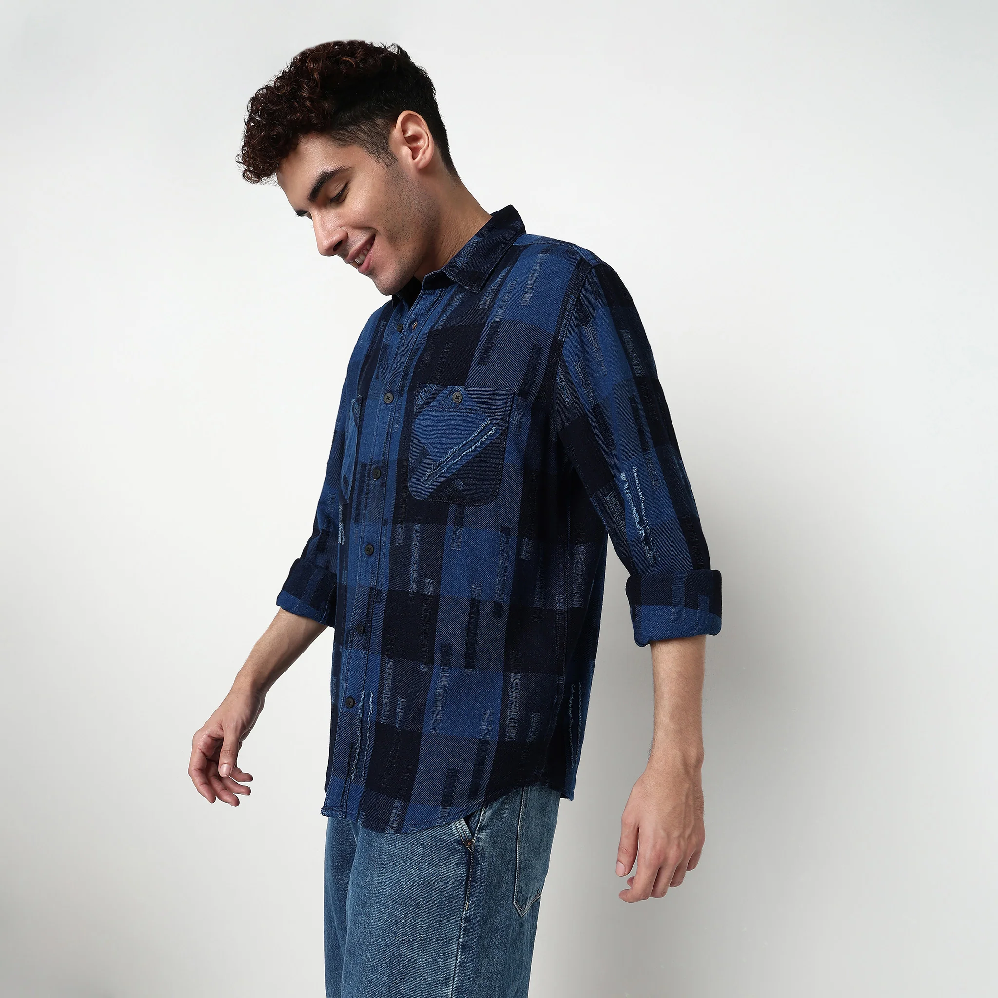 Checkered Cotton Cruiser Shirt - Image 5