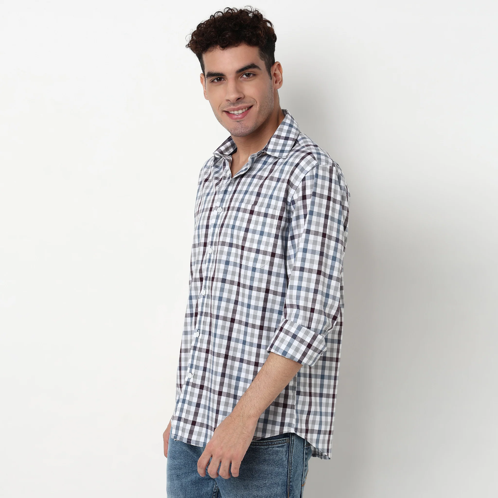 Checkered Ultra Soft Twill Shirt - Image 5