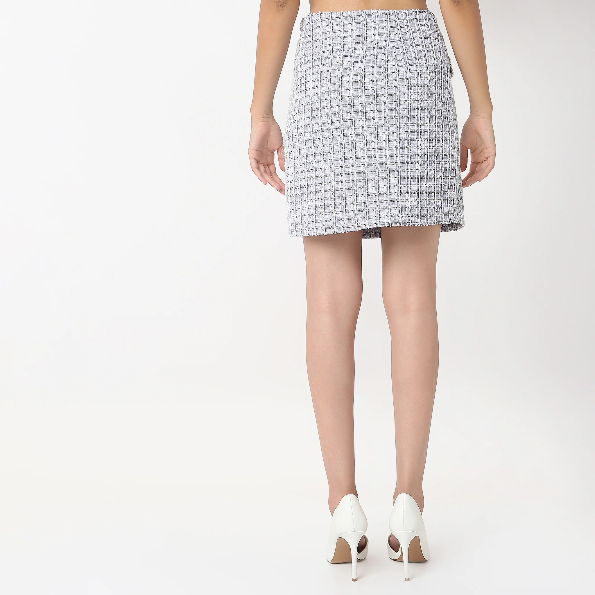 Checkered High Rise Betty Skirt - Image 3