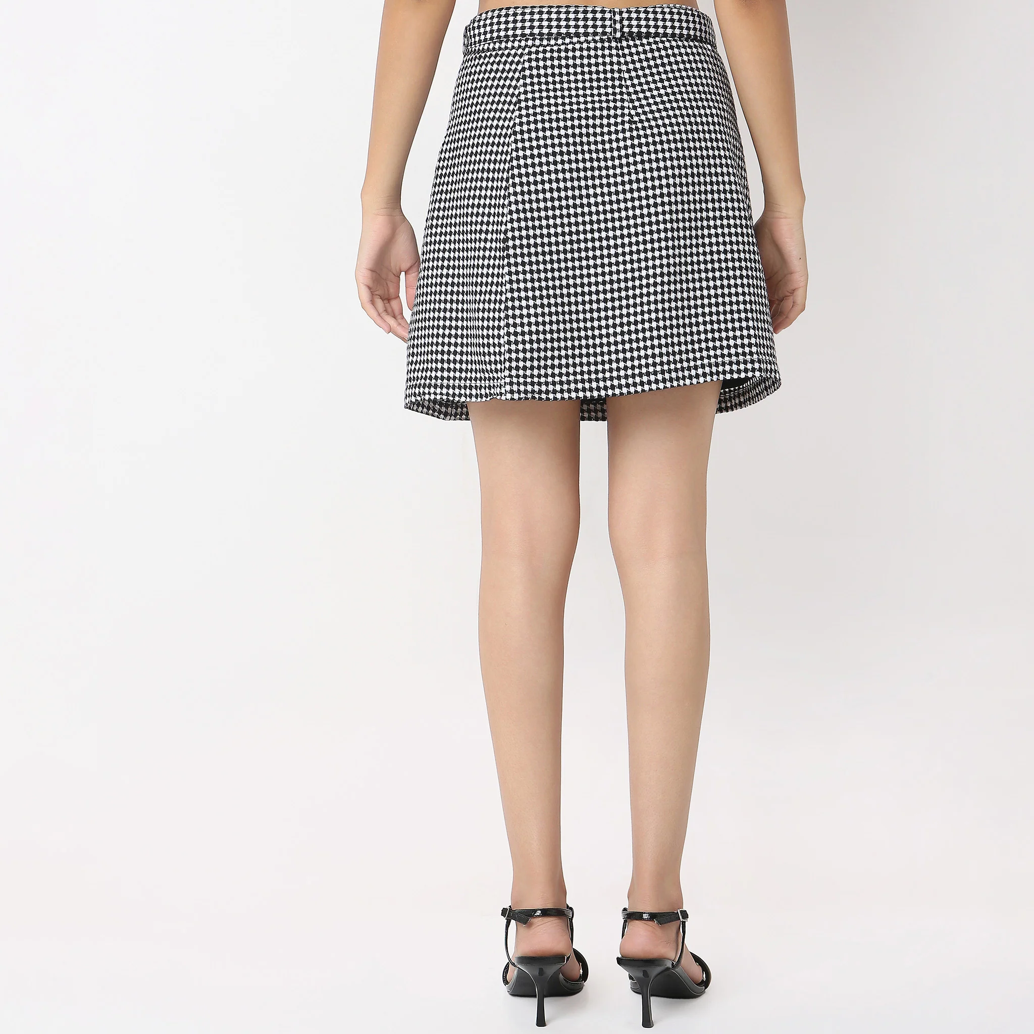 Checkered High Rise Betty Skirt - Image 3