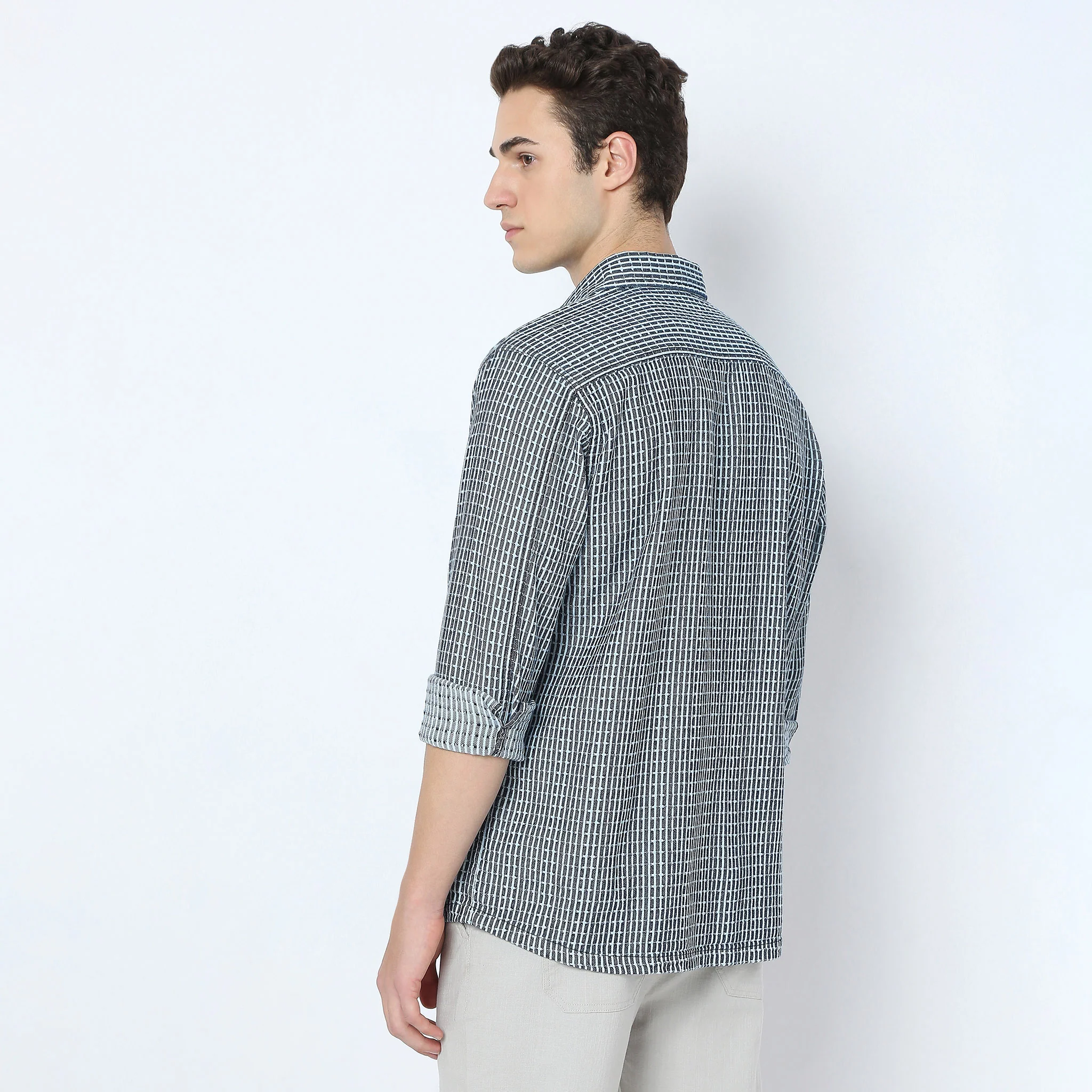 Checkered Cruiser Shacket Casual Shirt - Image 3