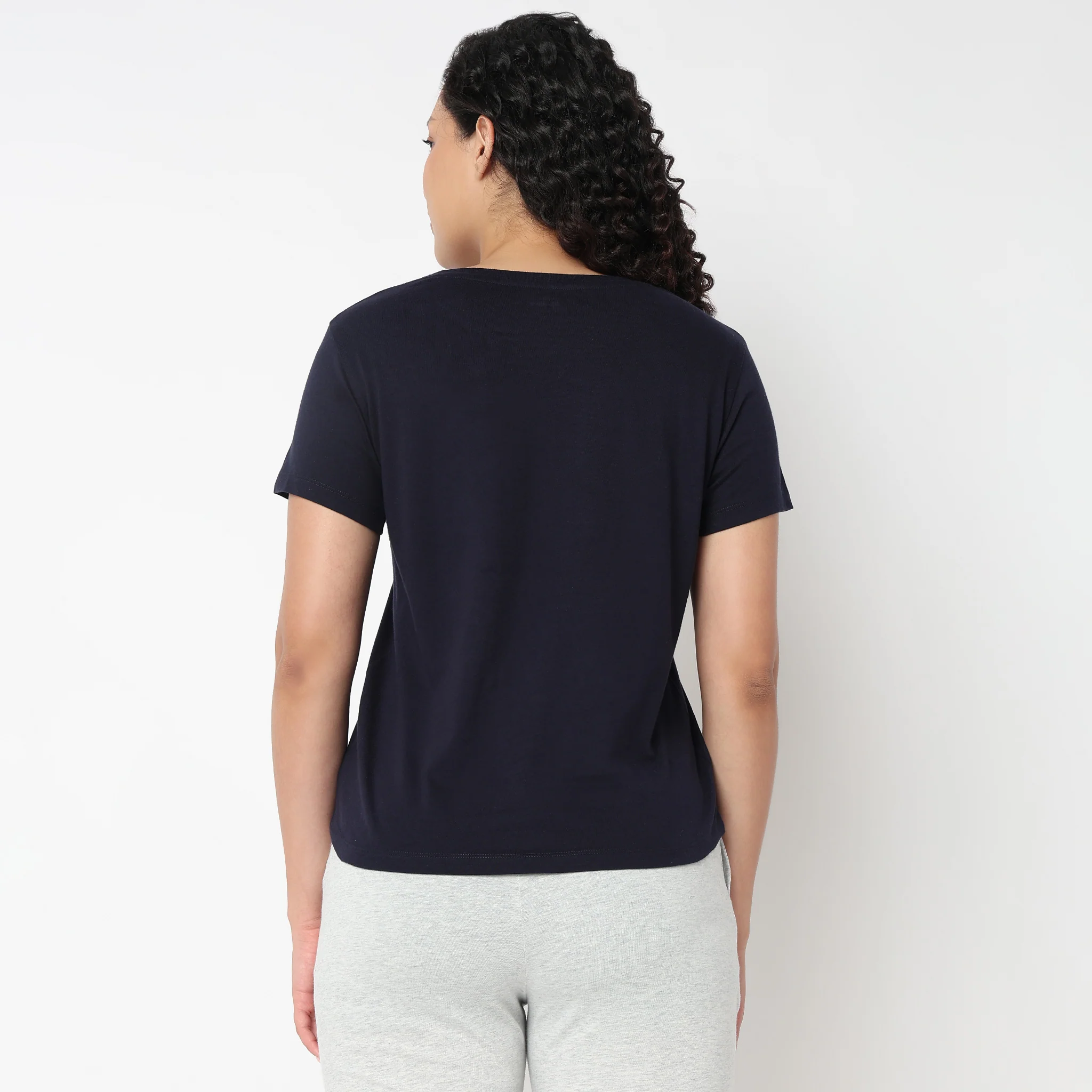 Chest Printed Lounge T-Shirt - Image 3