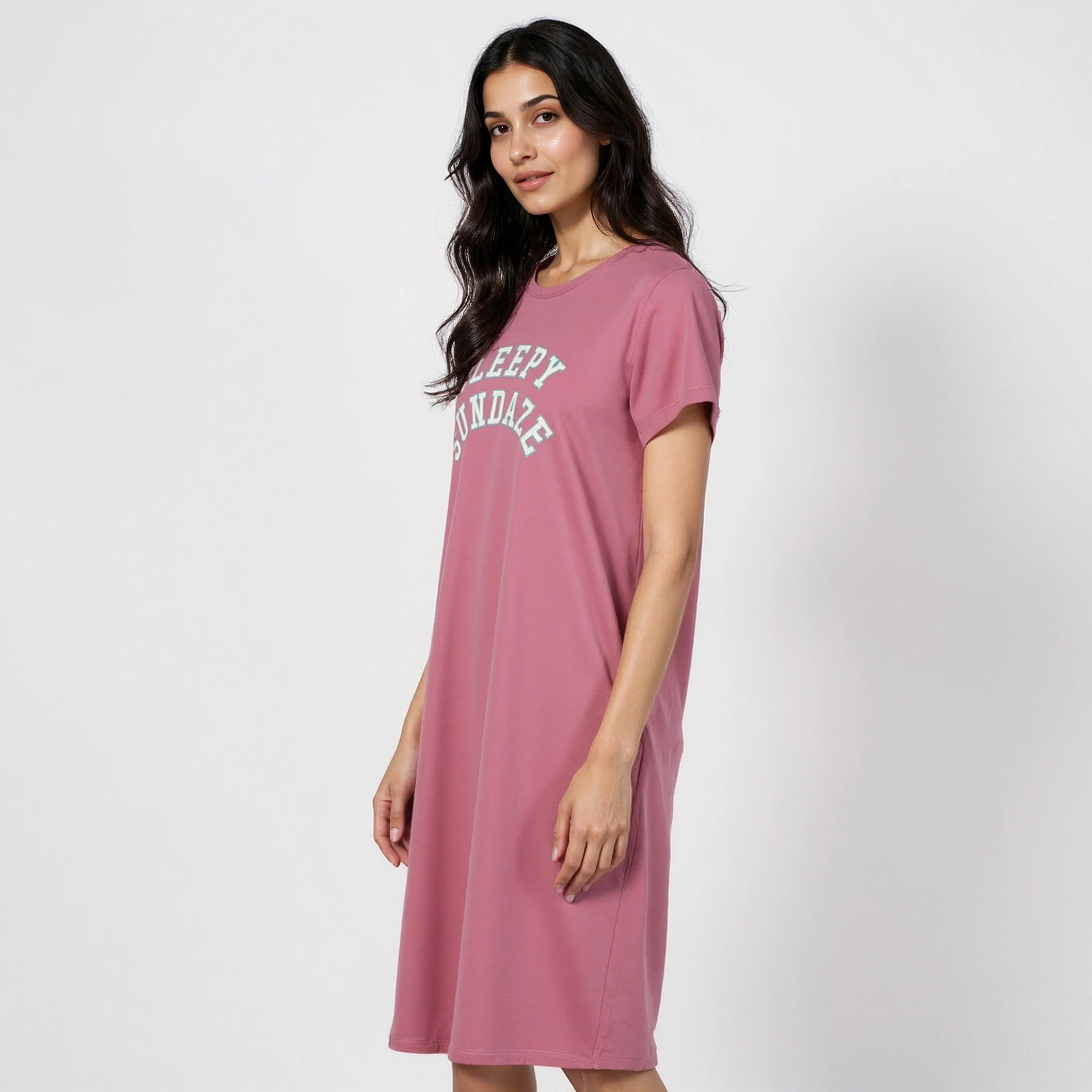 Chest Printed Gown - Image 5