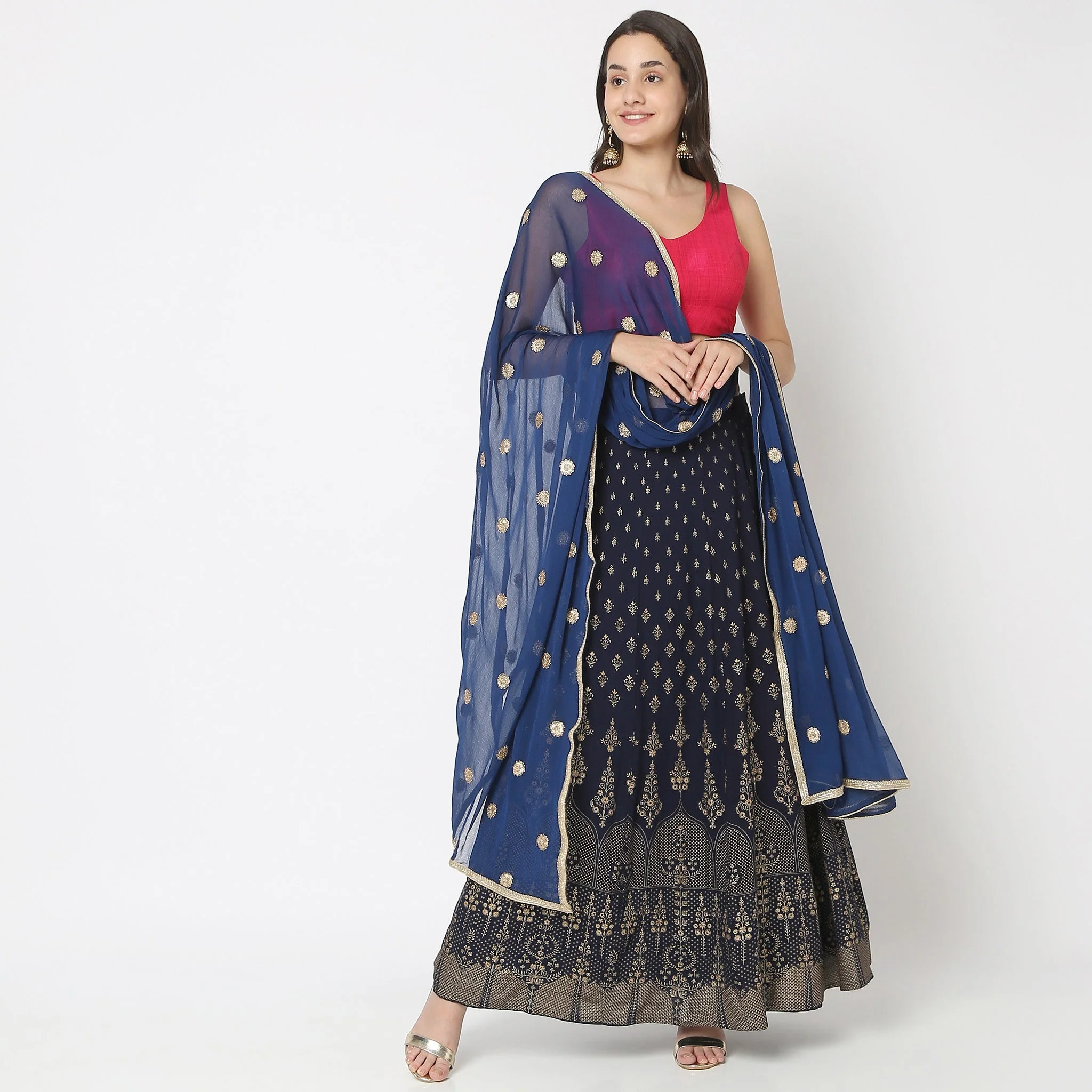 Chiffon Embroidered Dupatta - Image 2