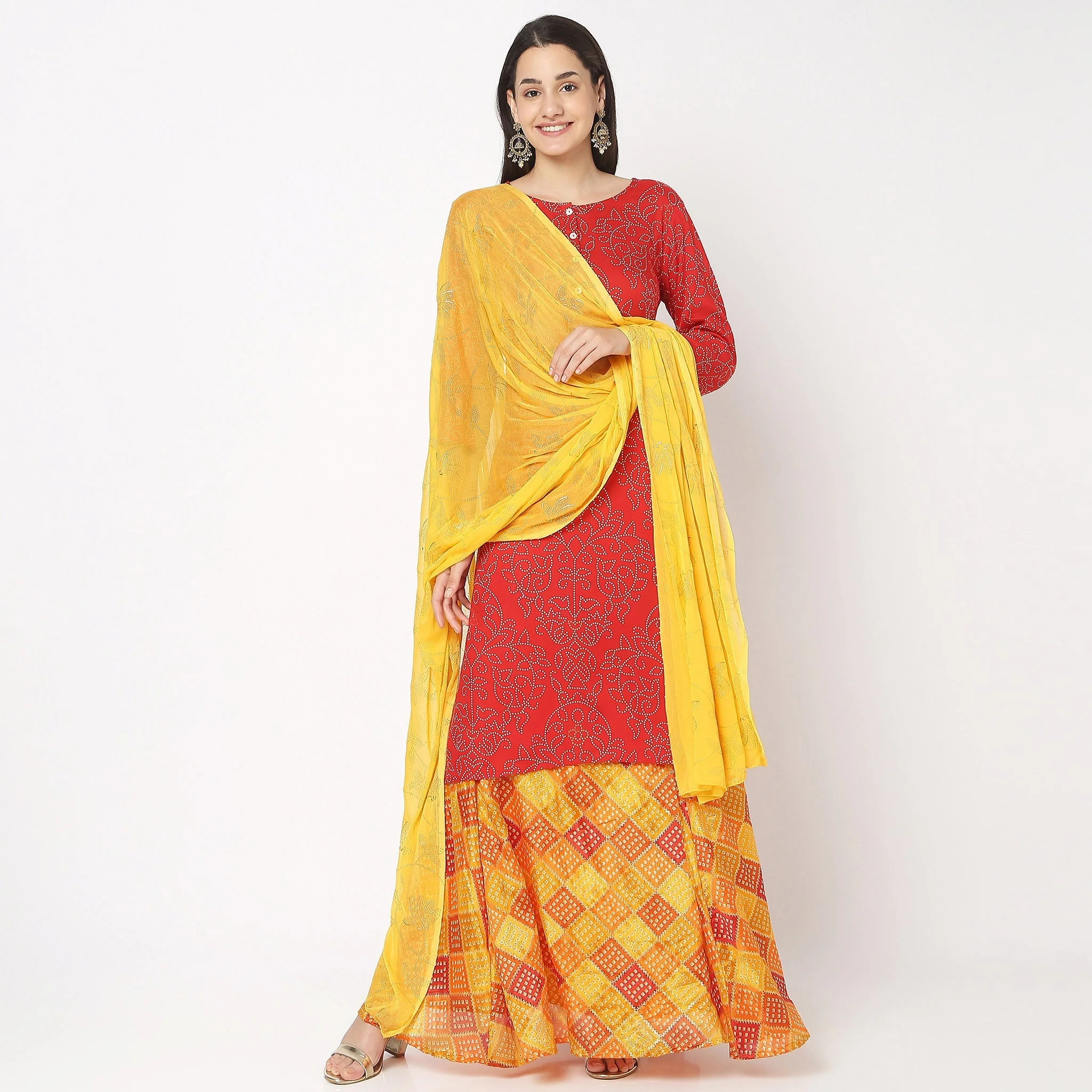 Chiffon Printed Dupatta - Image 2