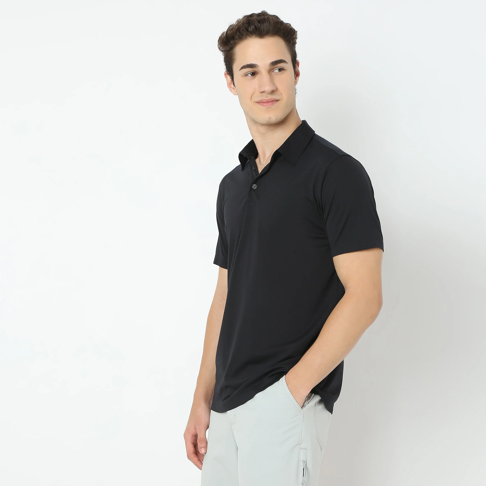 Ultra Club Poloᵉˣ - Luxury Blend Smooth and Lightweight Modern Bonded Collar T-Shirt - Image 19