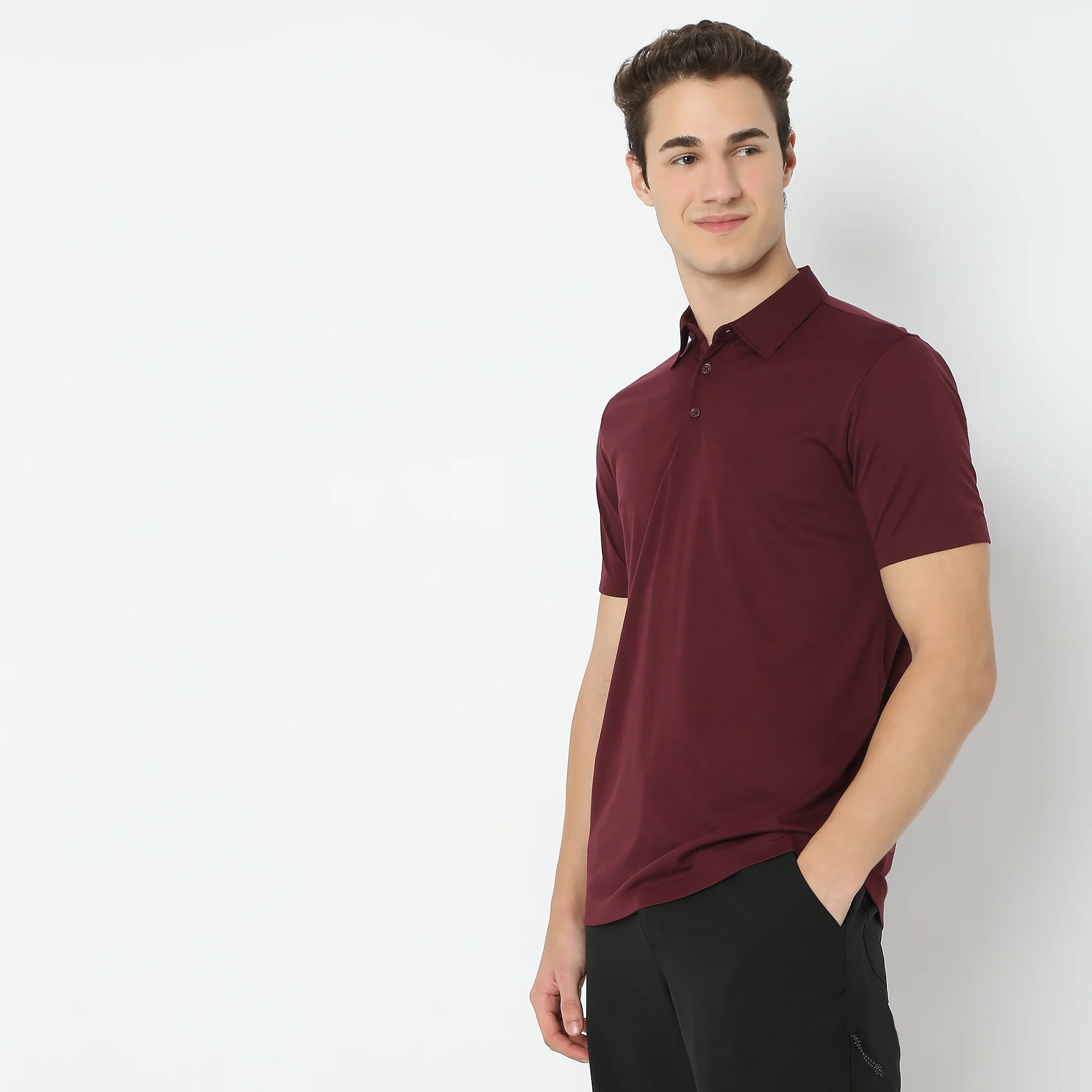 Ultra Club Poloᵉˣ - Luxury Blend Smooth and Lightweight Modern Bonded Collar T-Shirt - Image 4