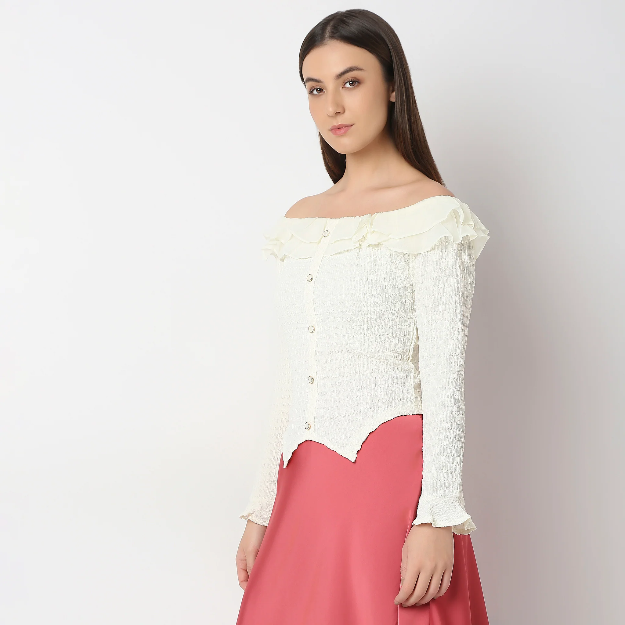 Comfort Fit Off-Shoulder Knit Top - Image 5