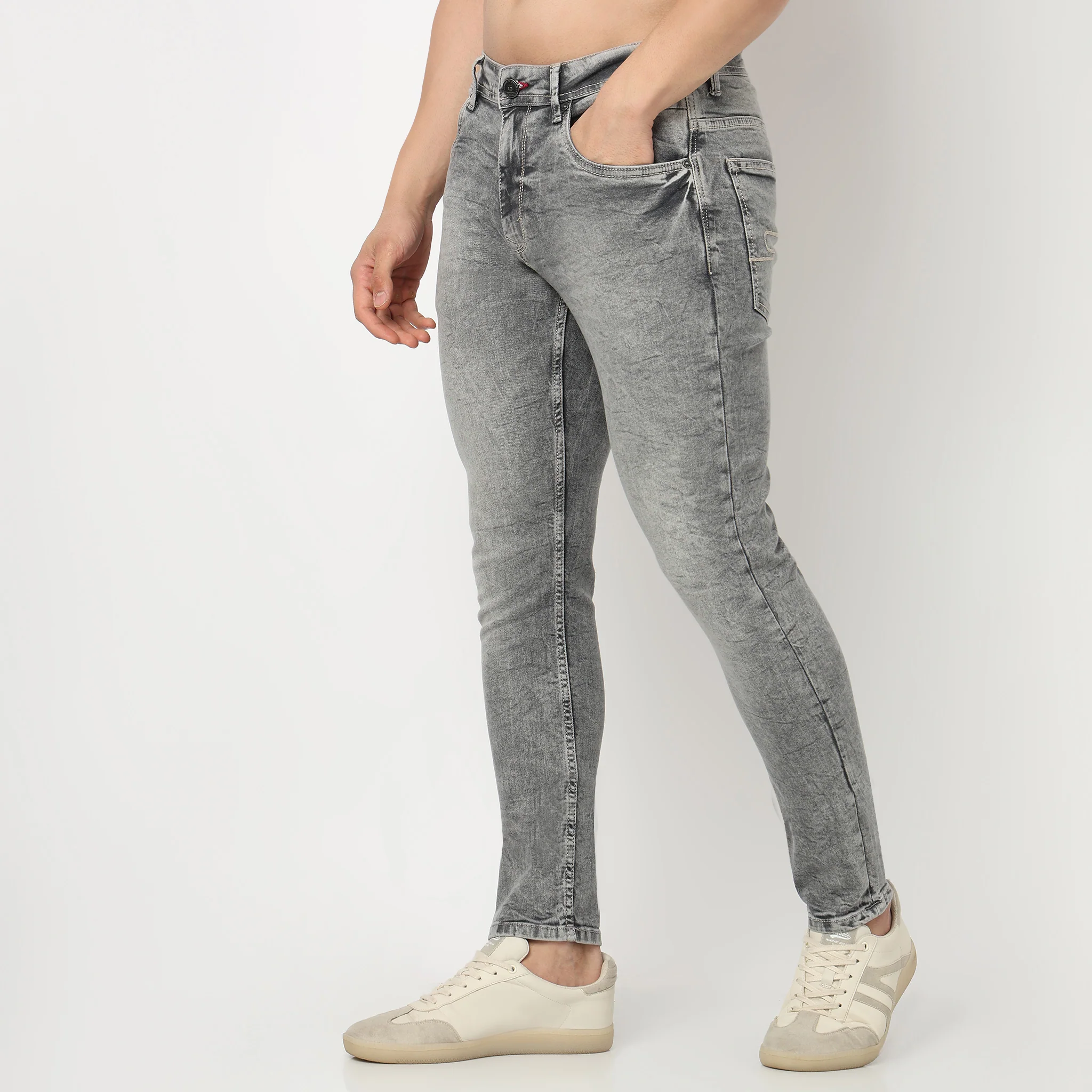Comfort Skinny Solid Jeans - Image 5
