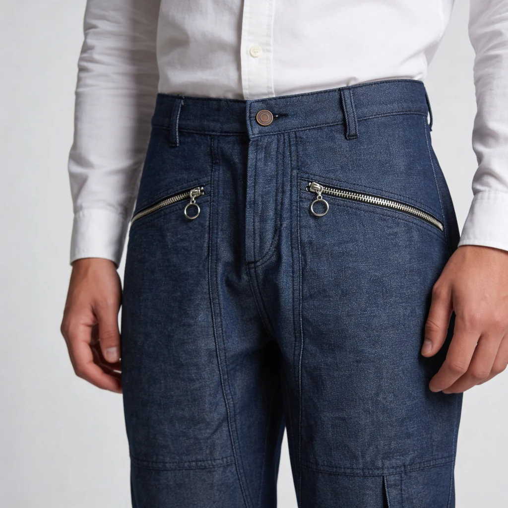 Cotton Anti Fit Mid Rise K Denim - Image 4