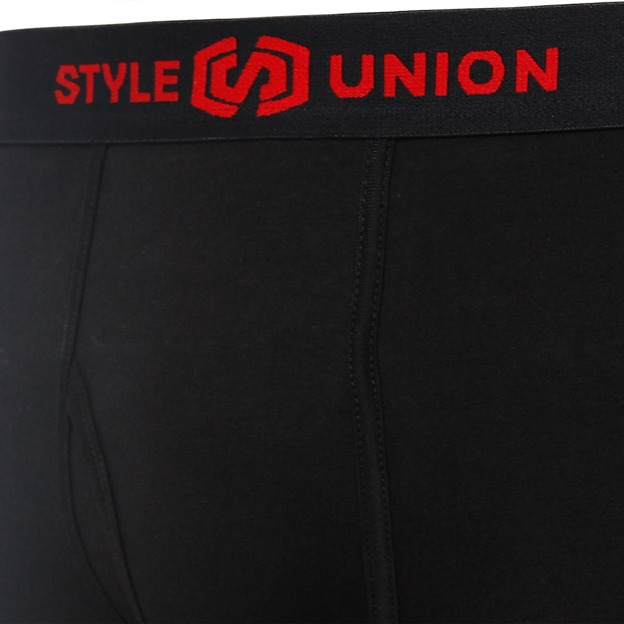 Cotton Black & Dark Grey Melange Mens Brief - Image 3