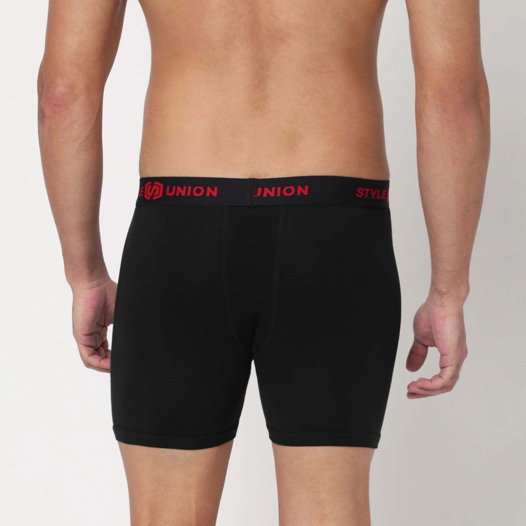 Cotton Black & Maroon Briefs - Image 4