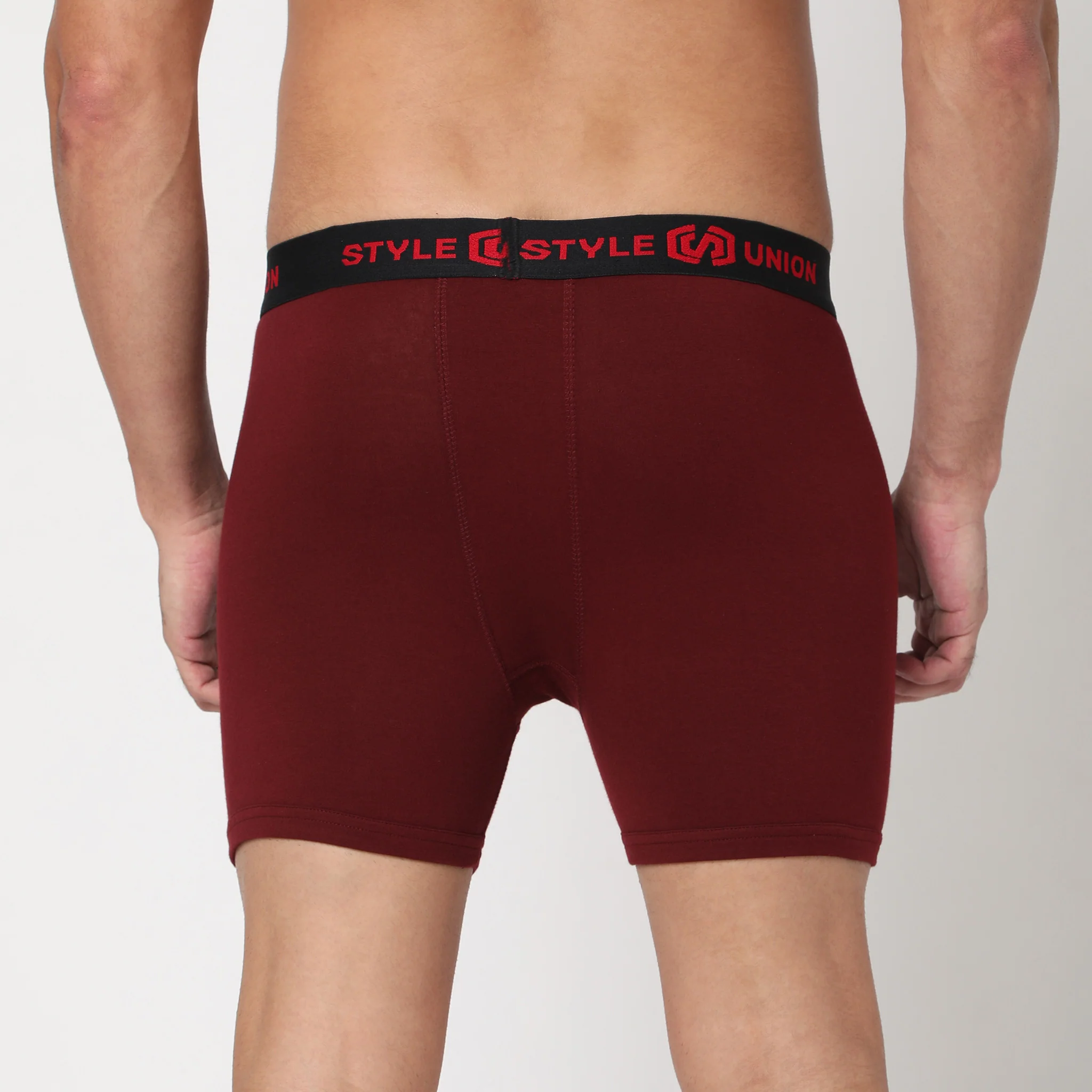 Cotton Black & Maroon Briefs - Image 6