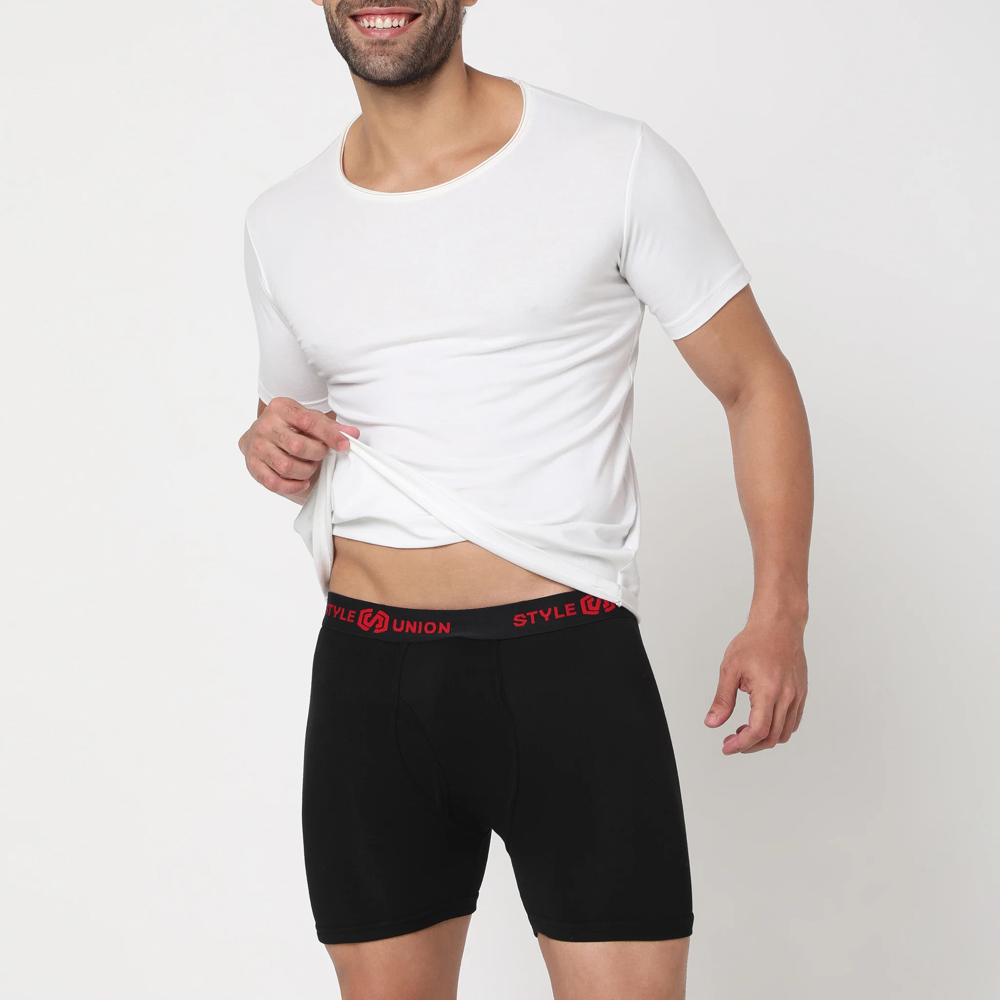 Cotton Black & Maroon Briefs - Image 8