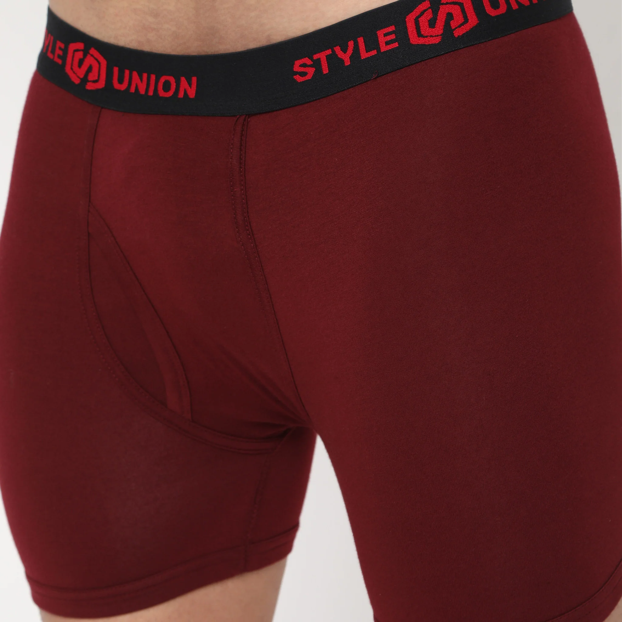 Cotton Black & Maroon Briefs - Image 9