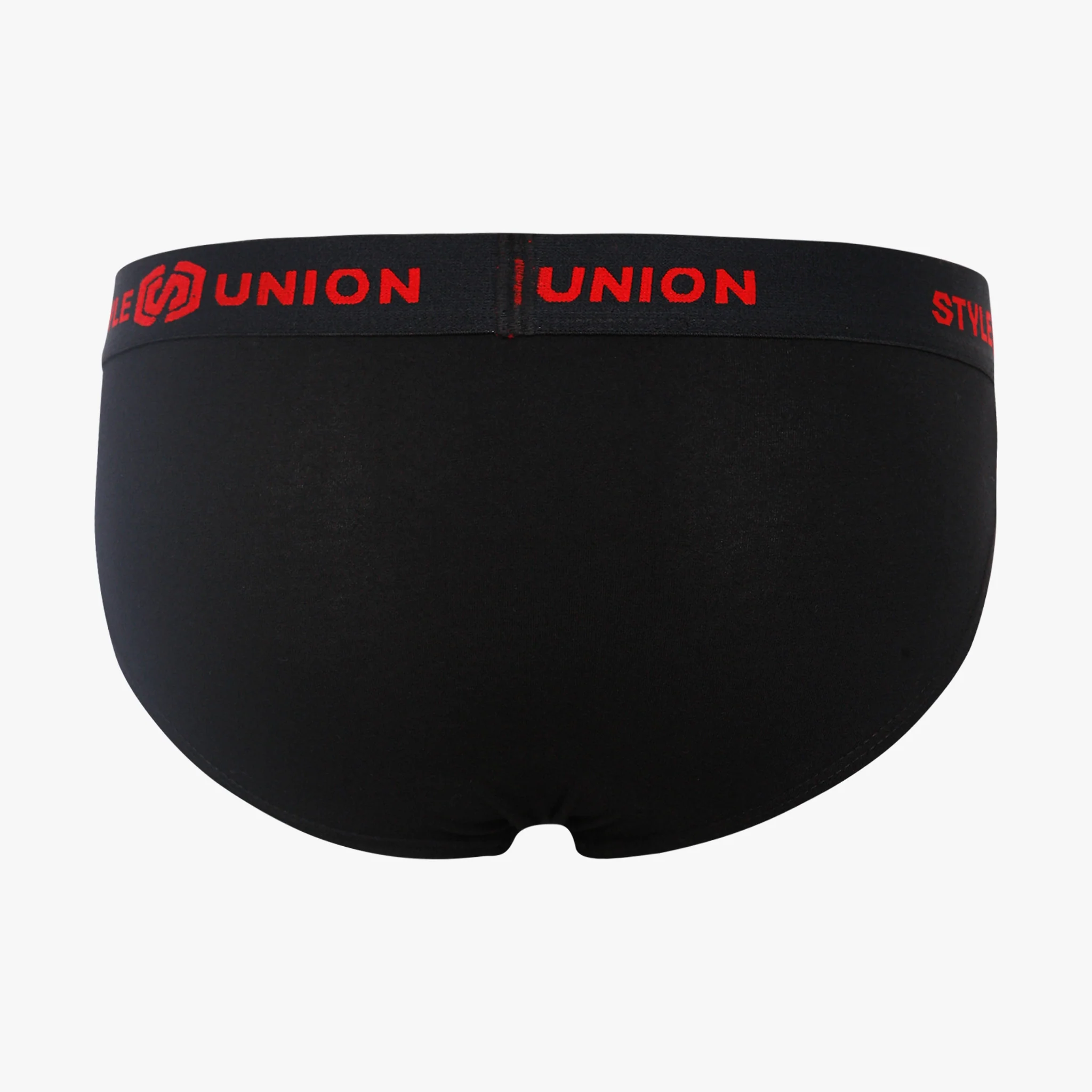 Cotton Black & Navy Mens Brief - Image 2