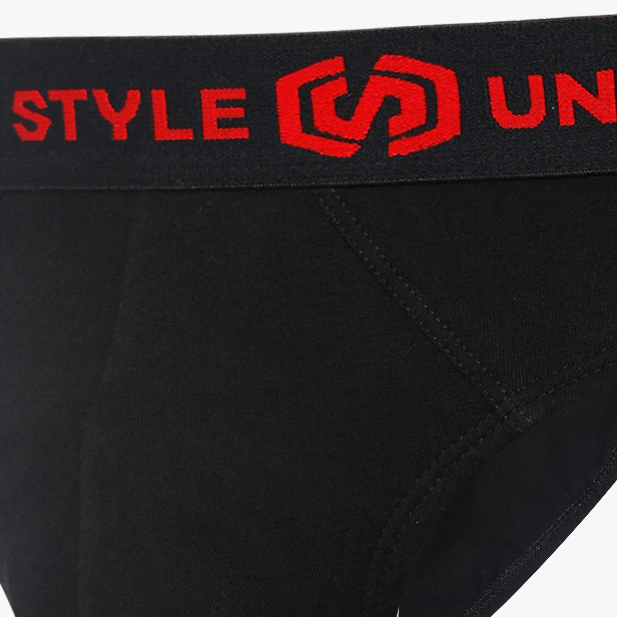 Cotton Black & Navy Mens Brief - Image 5