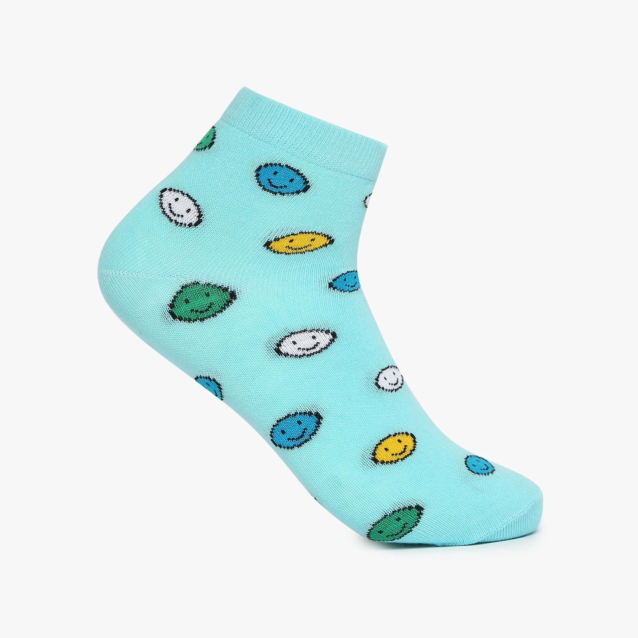 Girls Cotton Blend Ankle Length Socks (Pack of 3) - Image 2