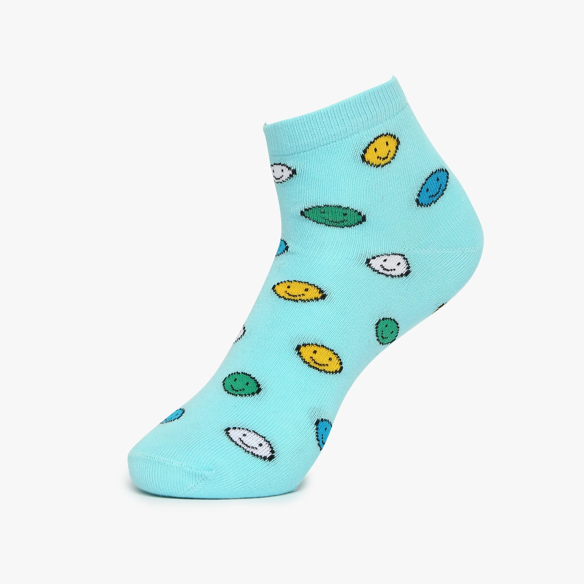 Girls Cotton Blend Ankle Length Socks (Pack of 3) - Image 3