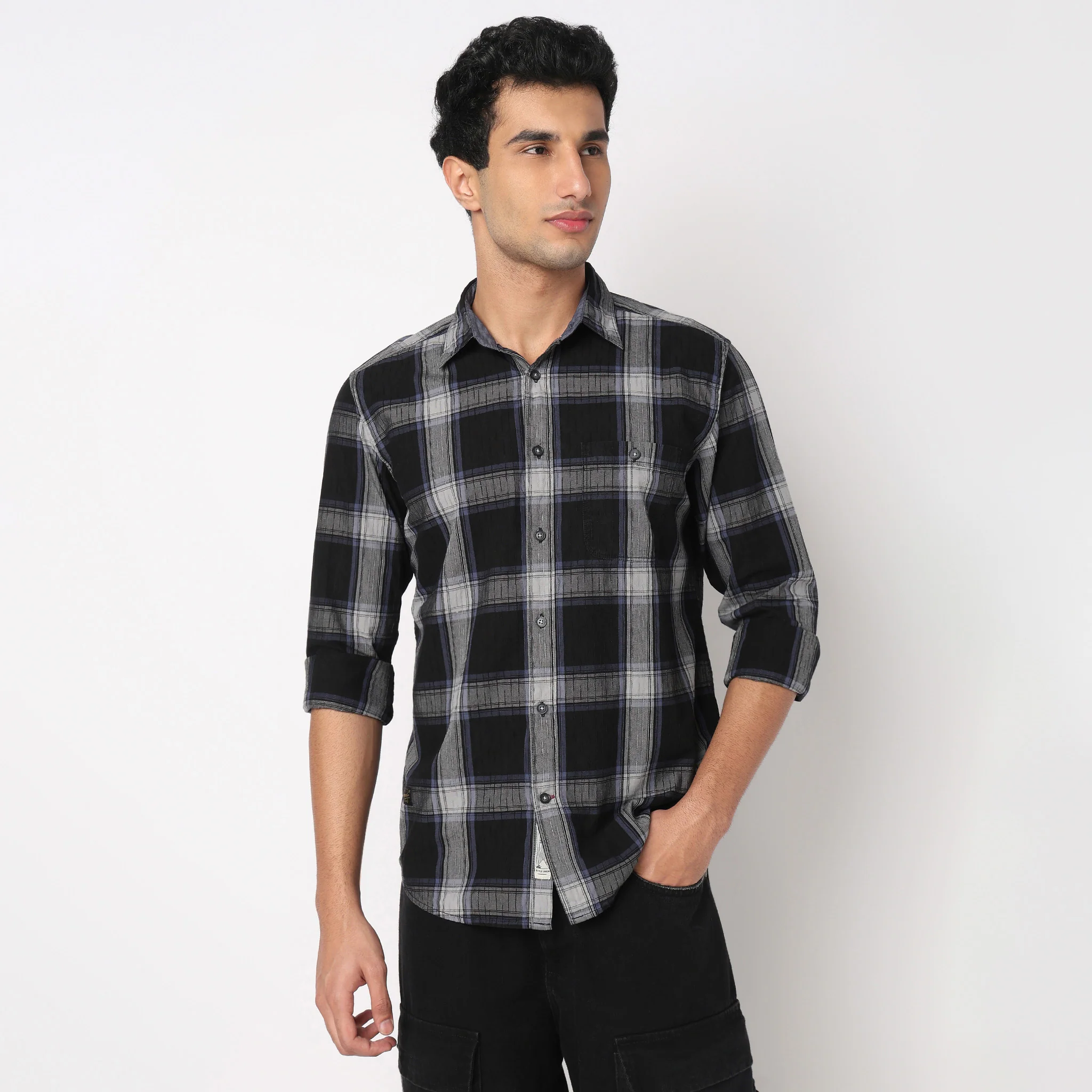 Cotton Checkered Cruiser Shirt - Image 2