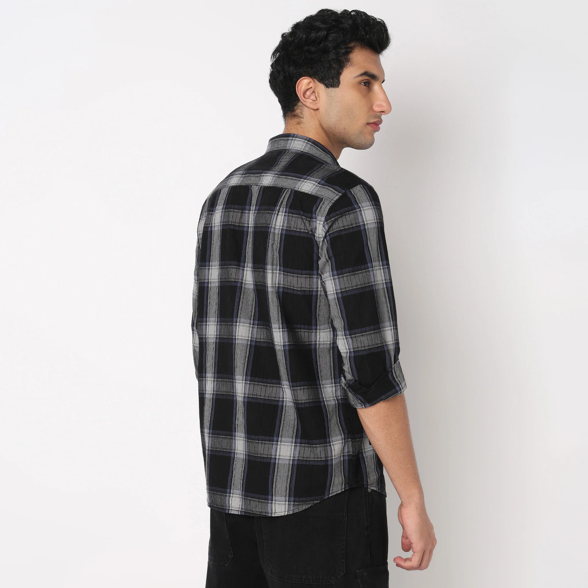 Cotton Checkered Cruiser Shirt - Image 3